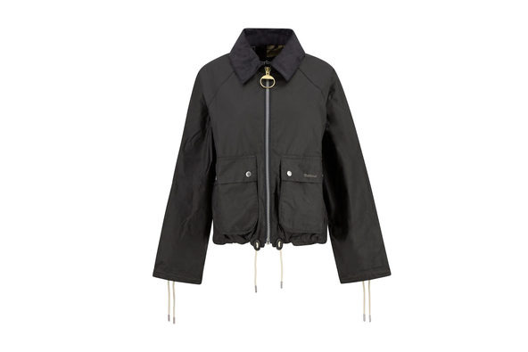Barbour marron waxed jacket