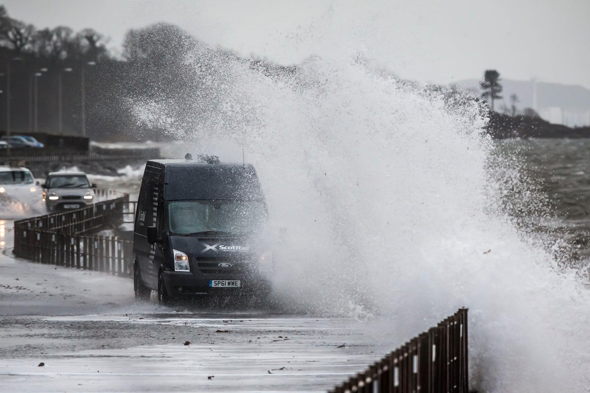 Storm Boelo latest: Thousands without power as 80mph winds batter UK