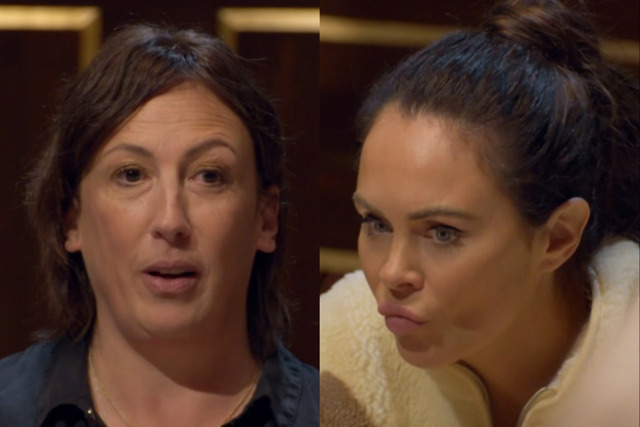 Miranda Hart and Joanne McNally on 'Celebrity Traitors'