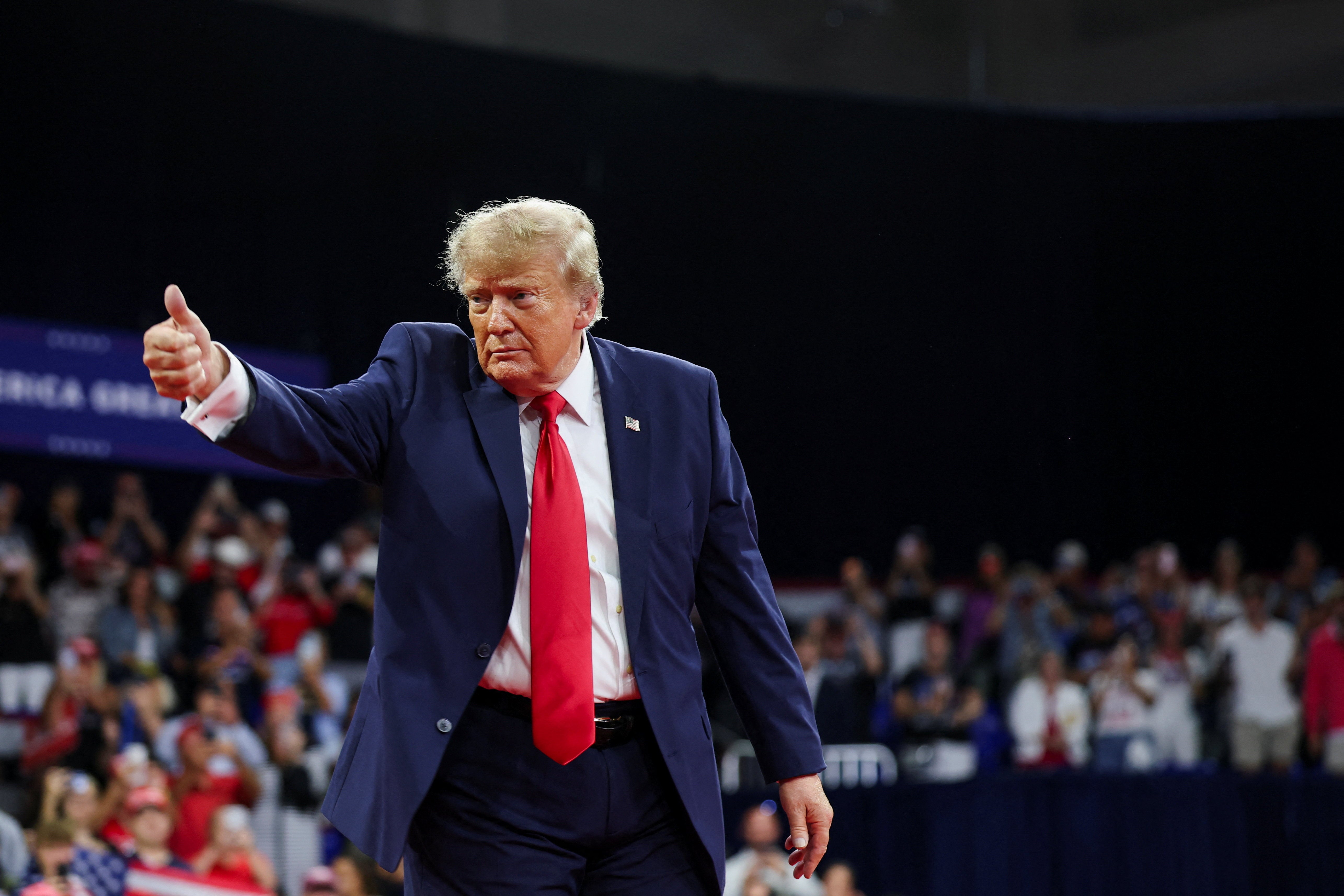 A recent Reuters/Ipsos poll found that only 34% of respondents approved of Trump's job performance.
