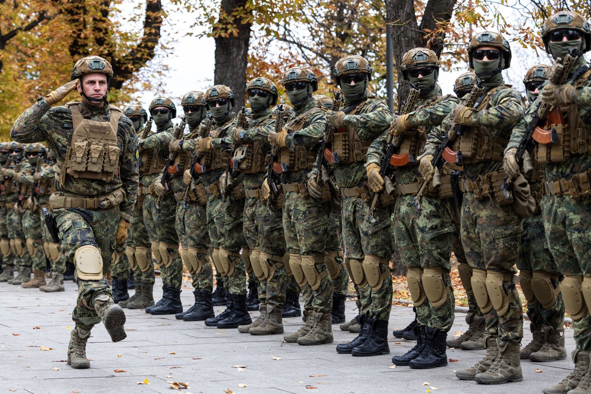 British and French paratroopers in largest airborne drill for decades amid Russia fears