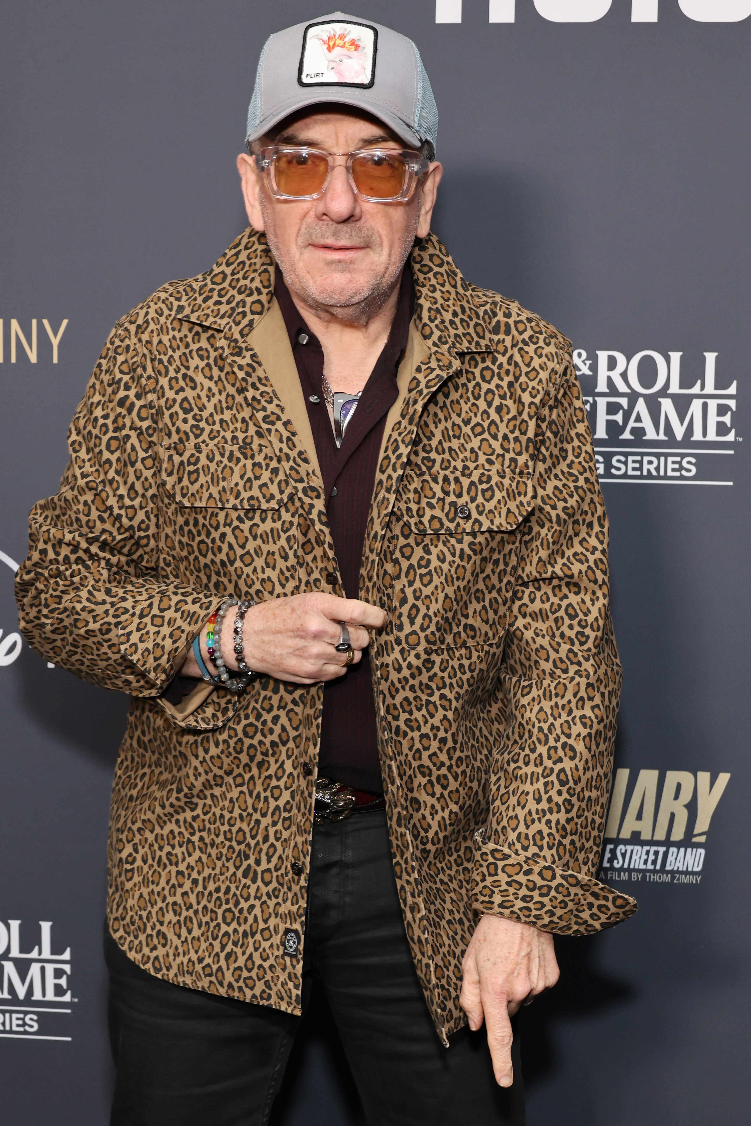Elvis Costello photographed in 2024