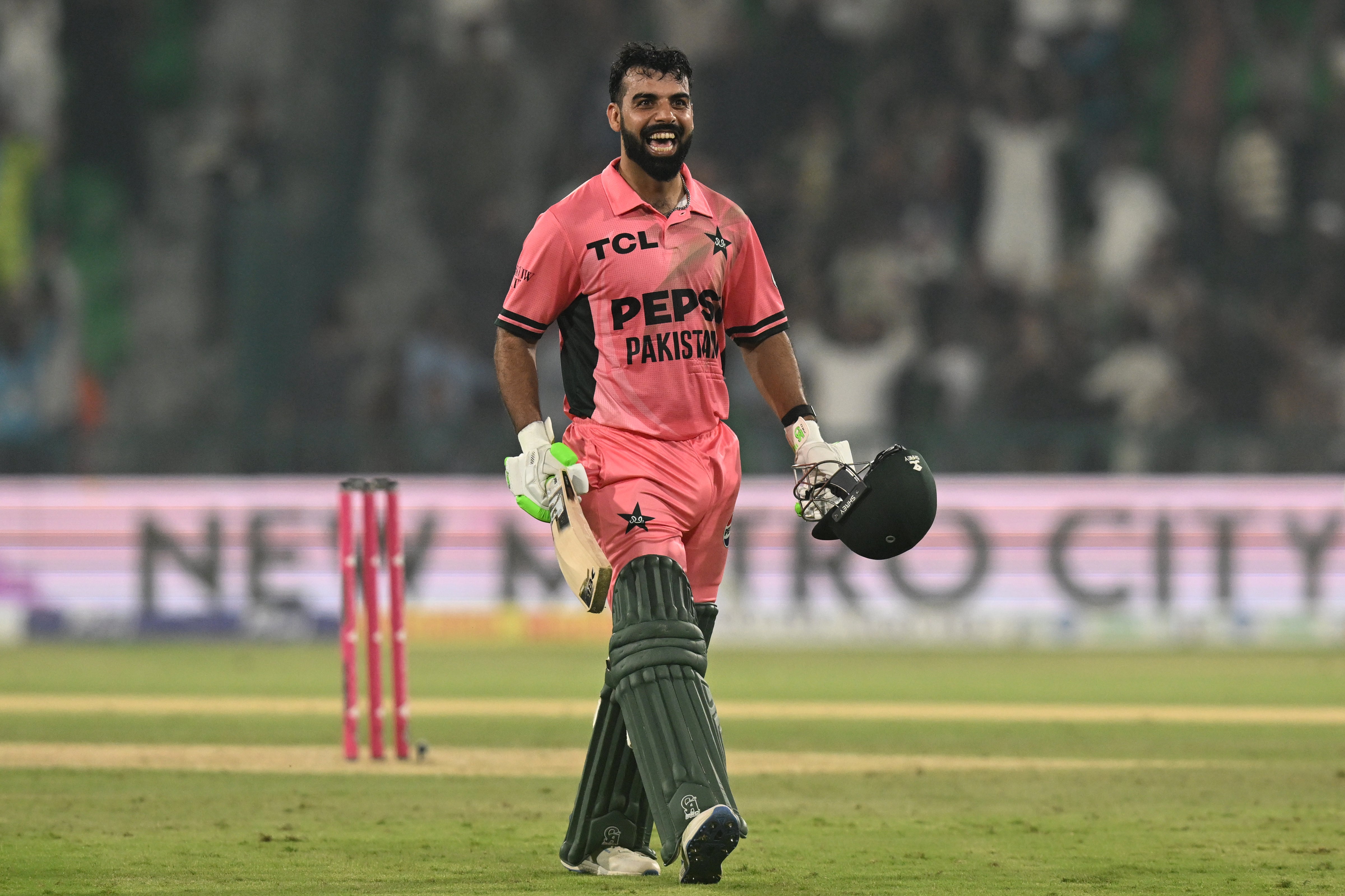 Shadab Khan's magnificent unbeaten hundred led Pakistan to victory