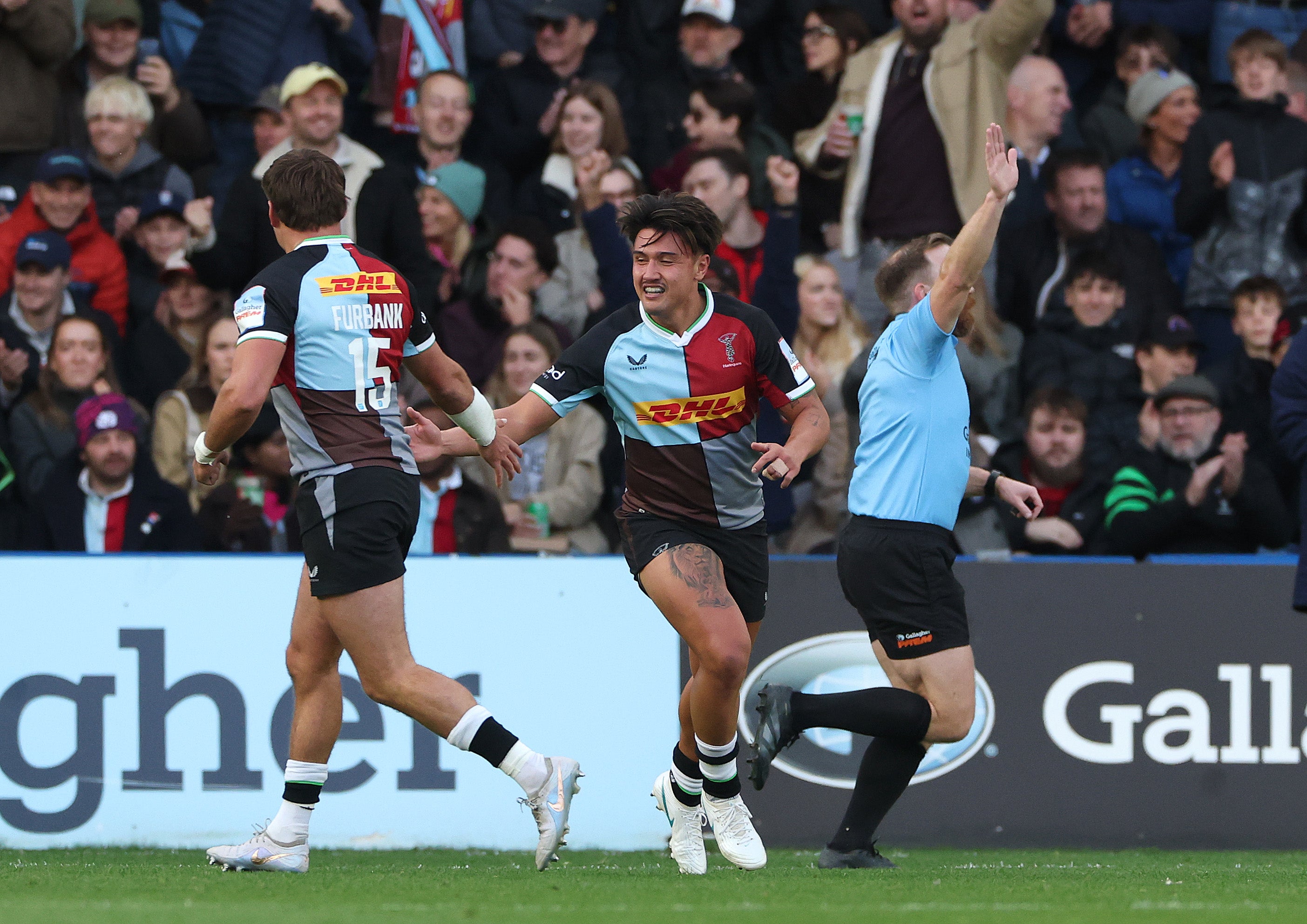 Marcus Smith and George Furbank combined brilliantly for Harlequins