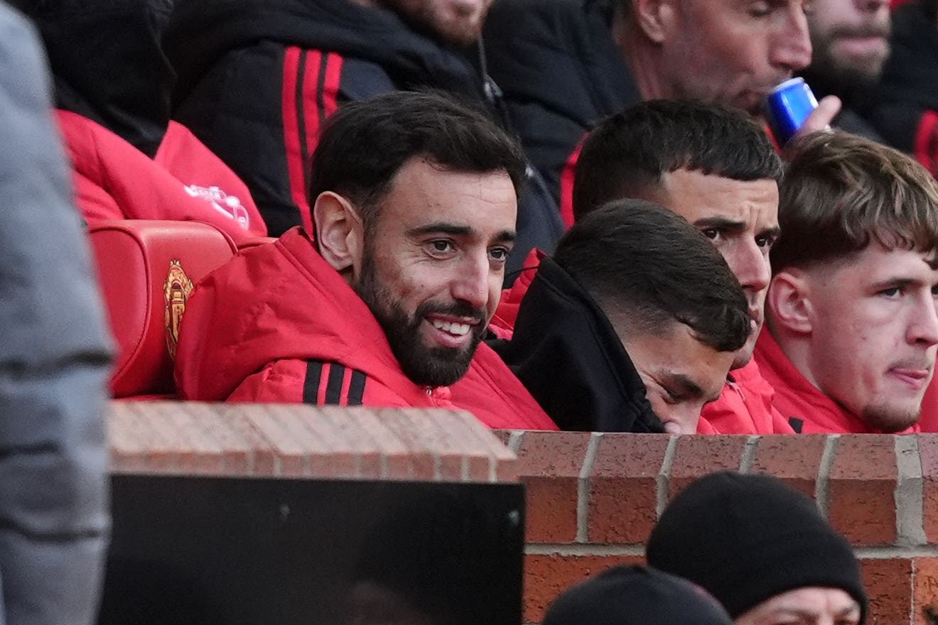 Bruno Fernandes stayed on the bench against Bournemouth