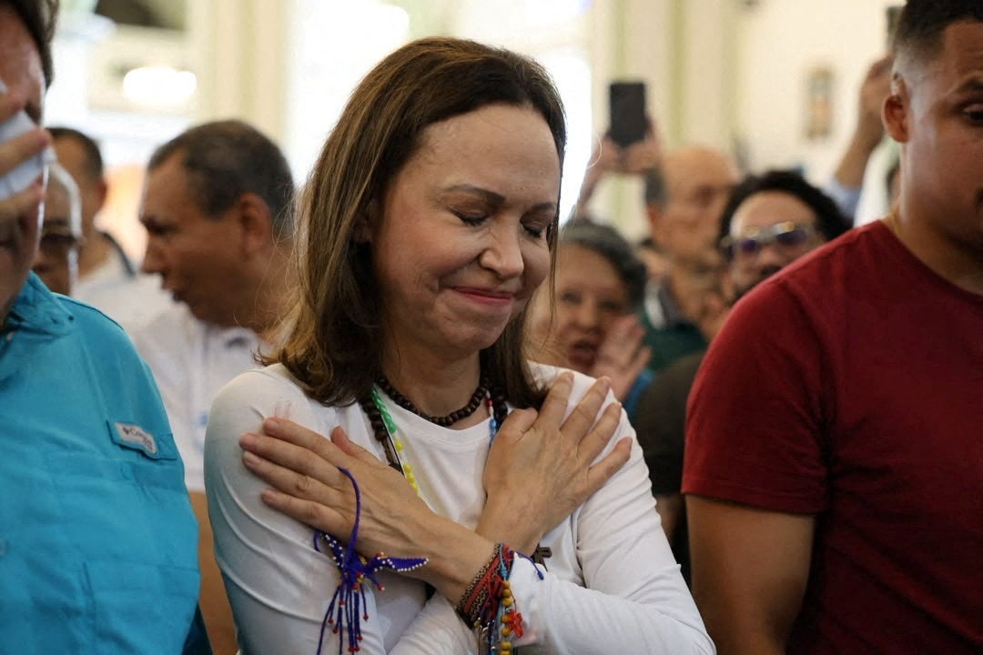 Venezuelan opposition leader María Corina Machado returns after 10-month exile