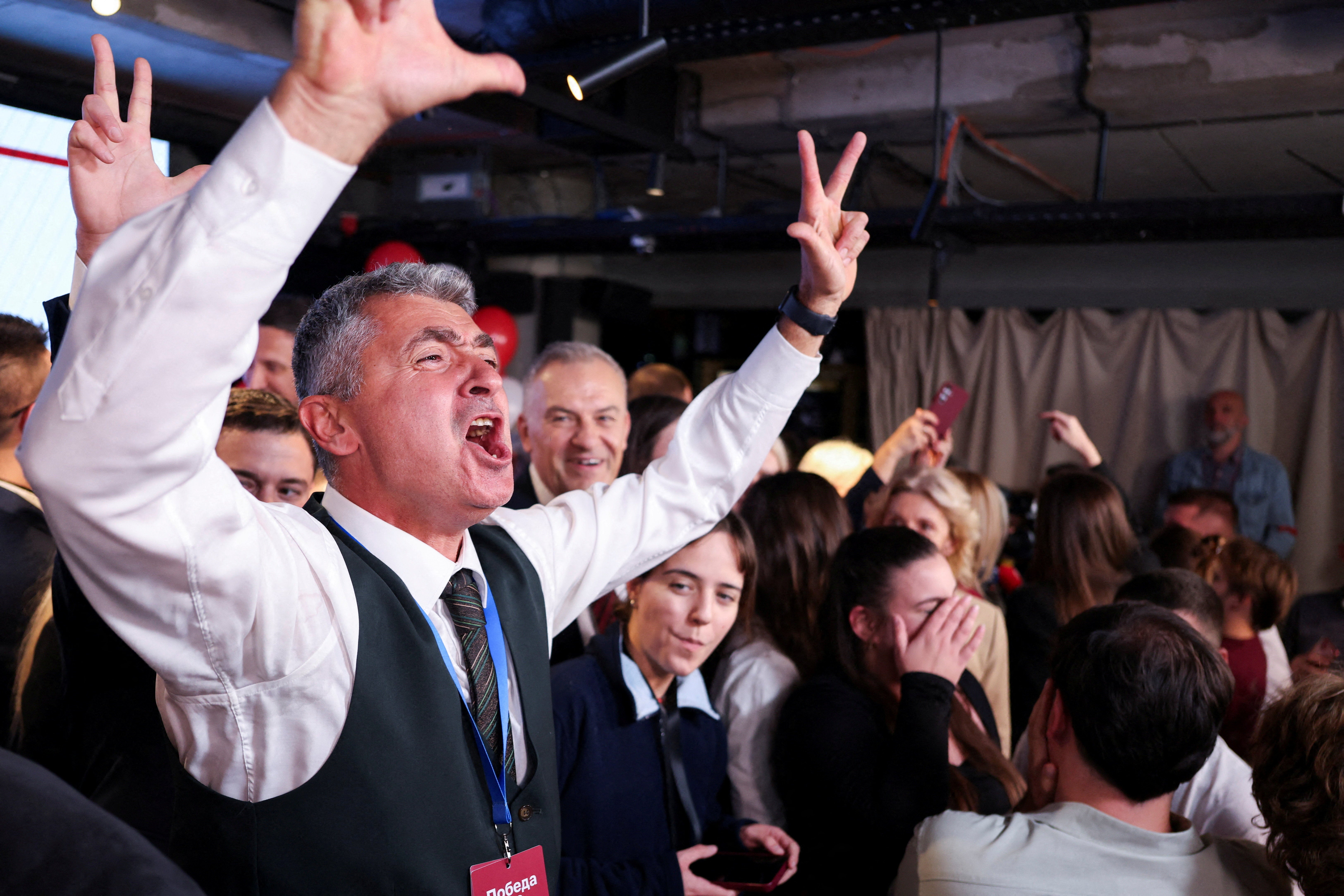 Ilija Srdanovic, first on the electoral list 