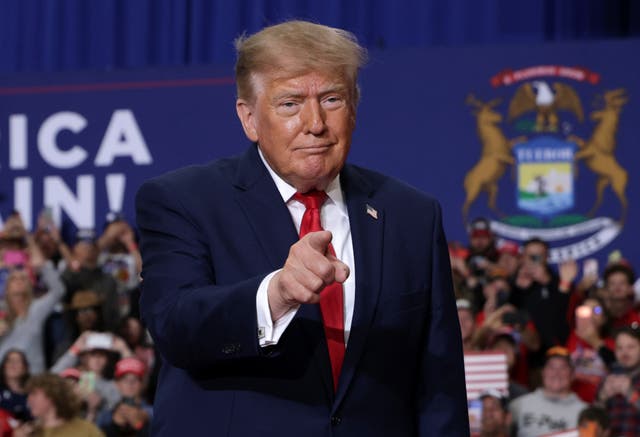 Trump also admitted during his speech that Americans are 'taking a hit' with high gas prices brought on by his war in Iran
