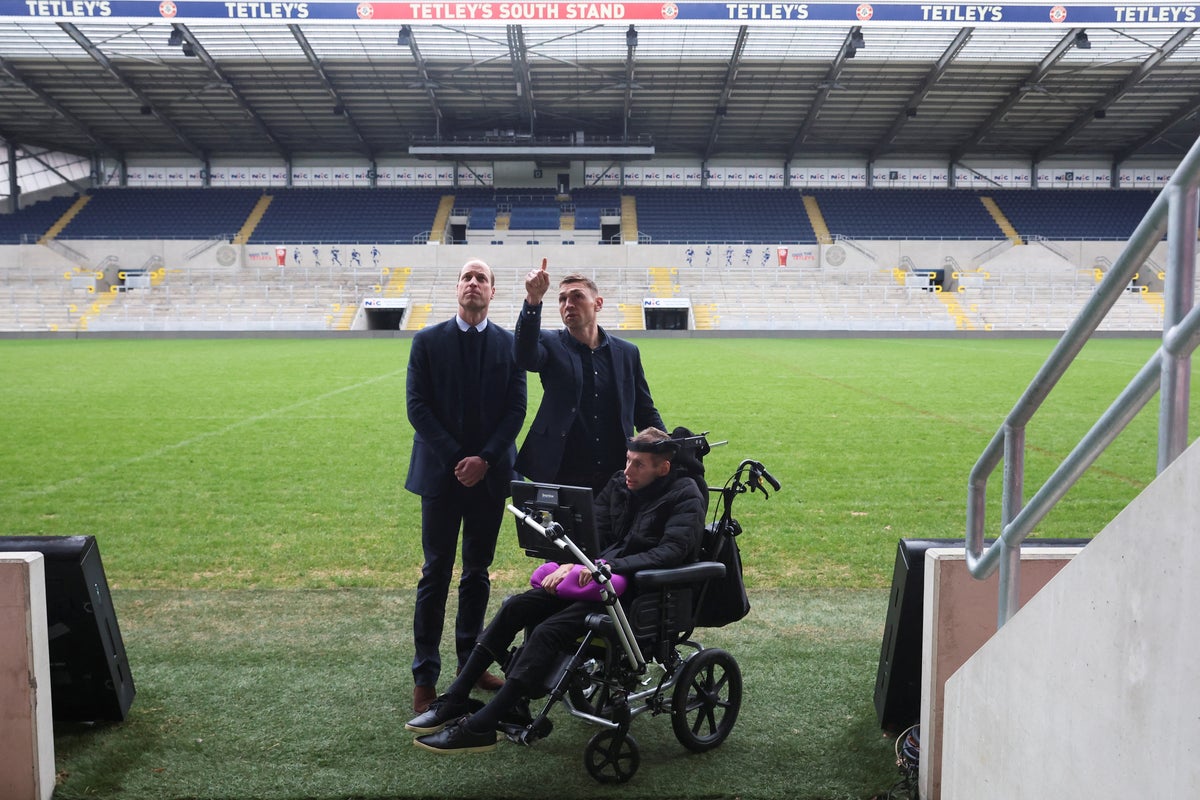 Prince William shares what he loves about Kevin Sinfield
