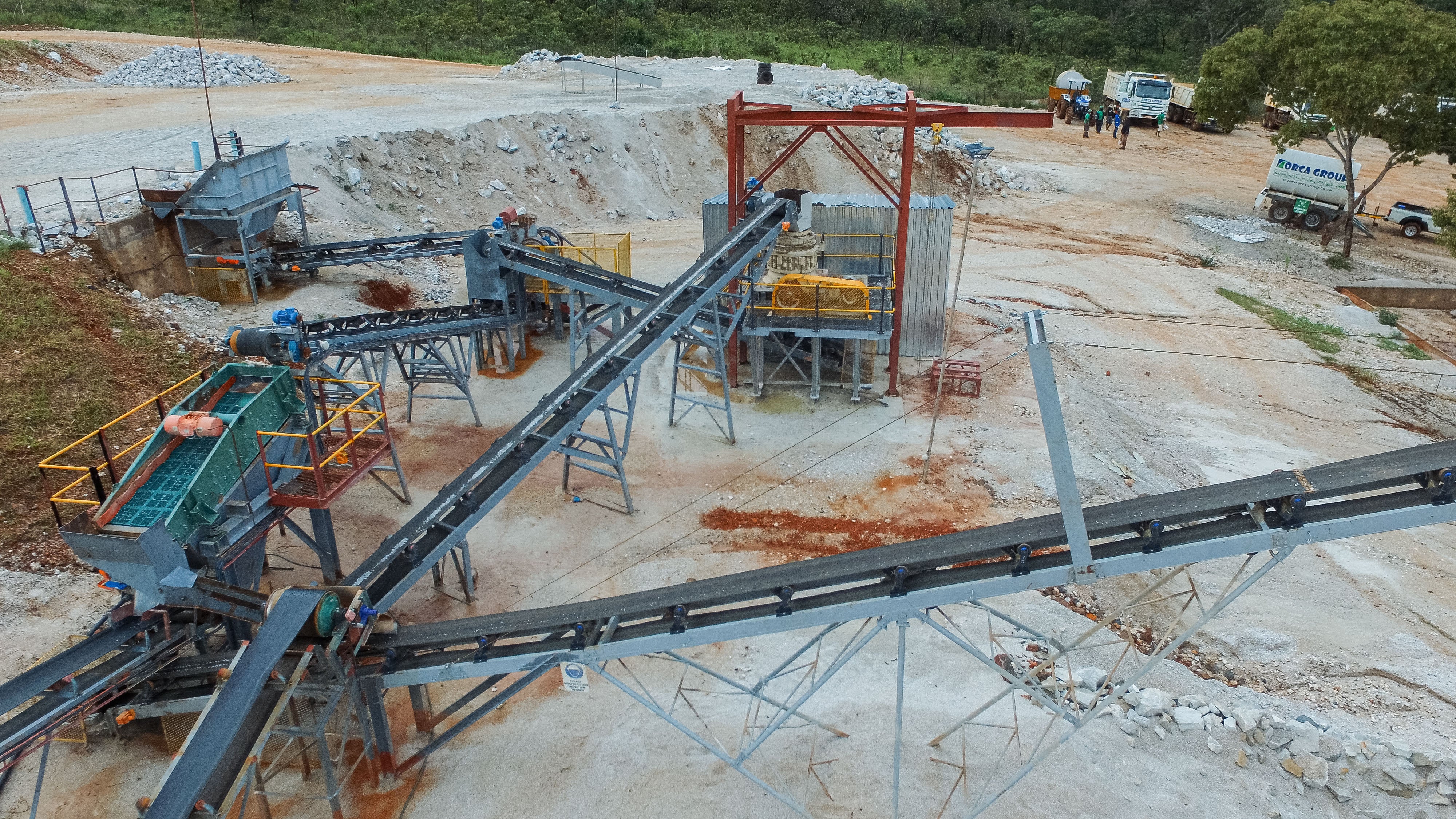 A lithium mine in Zimbabwe