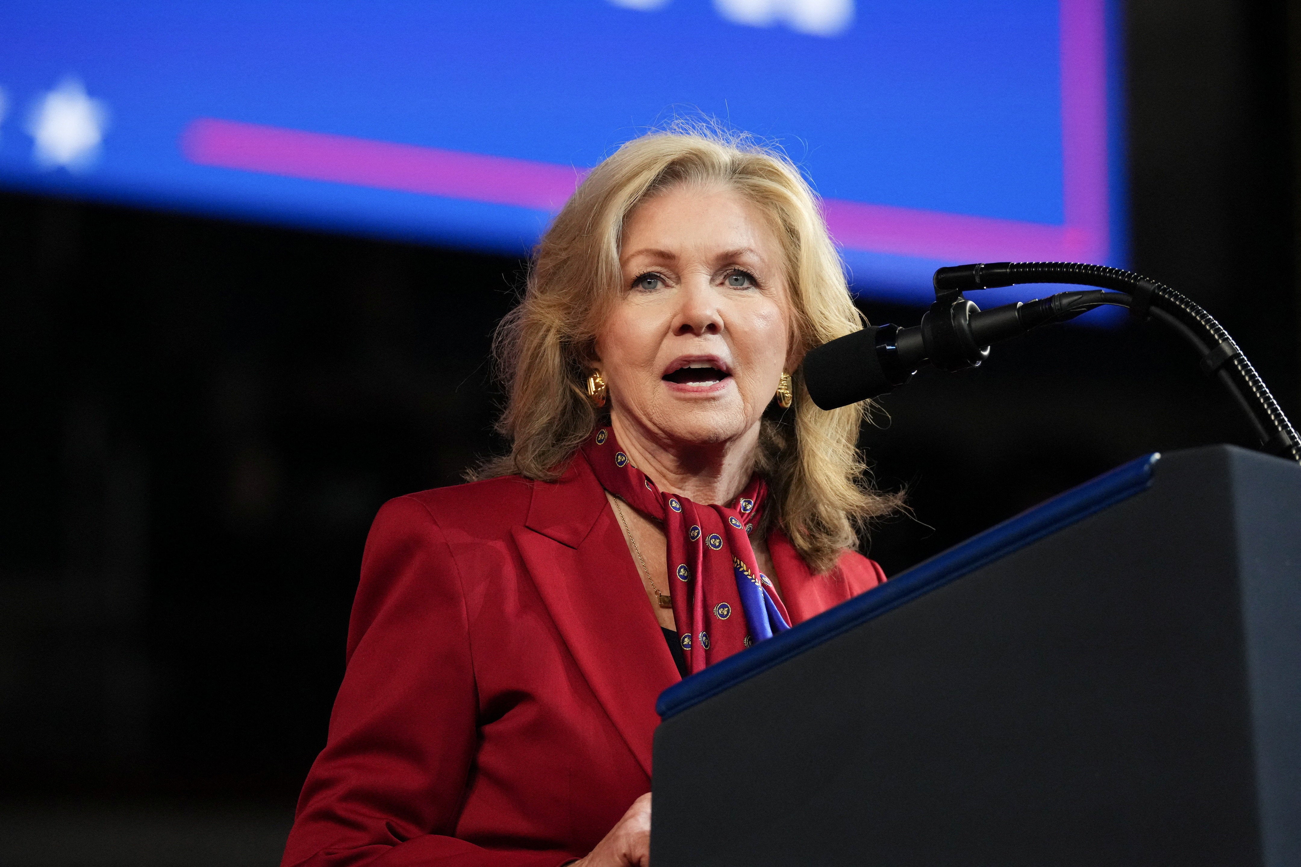Blackburn is on course to beat Democratic rival Jerri Green, according to the latest polling