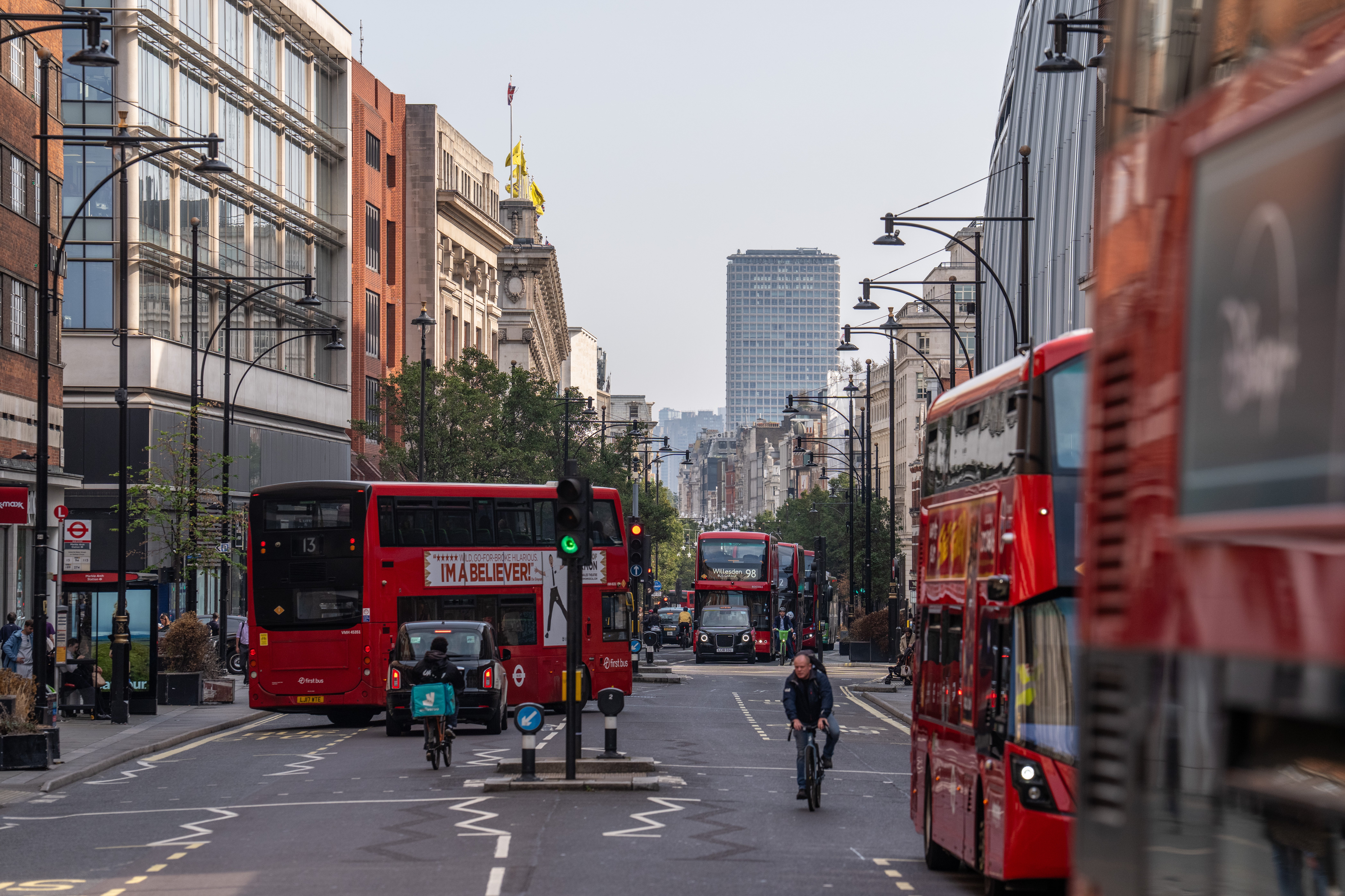 Buses, taxis, bikes and other vehicles will be diverted from the high street