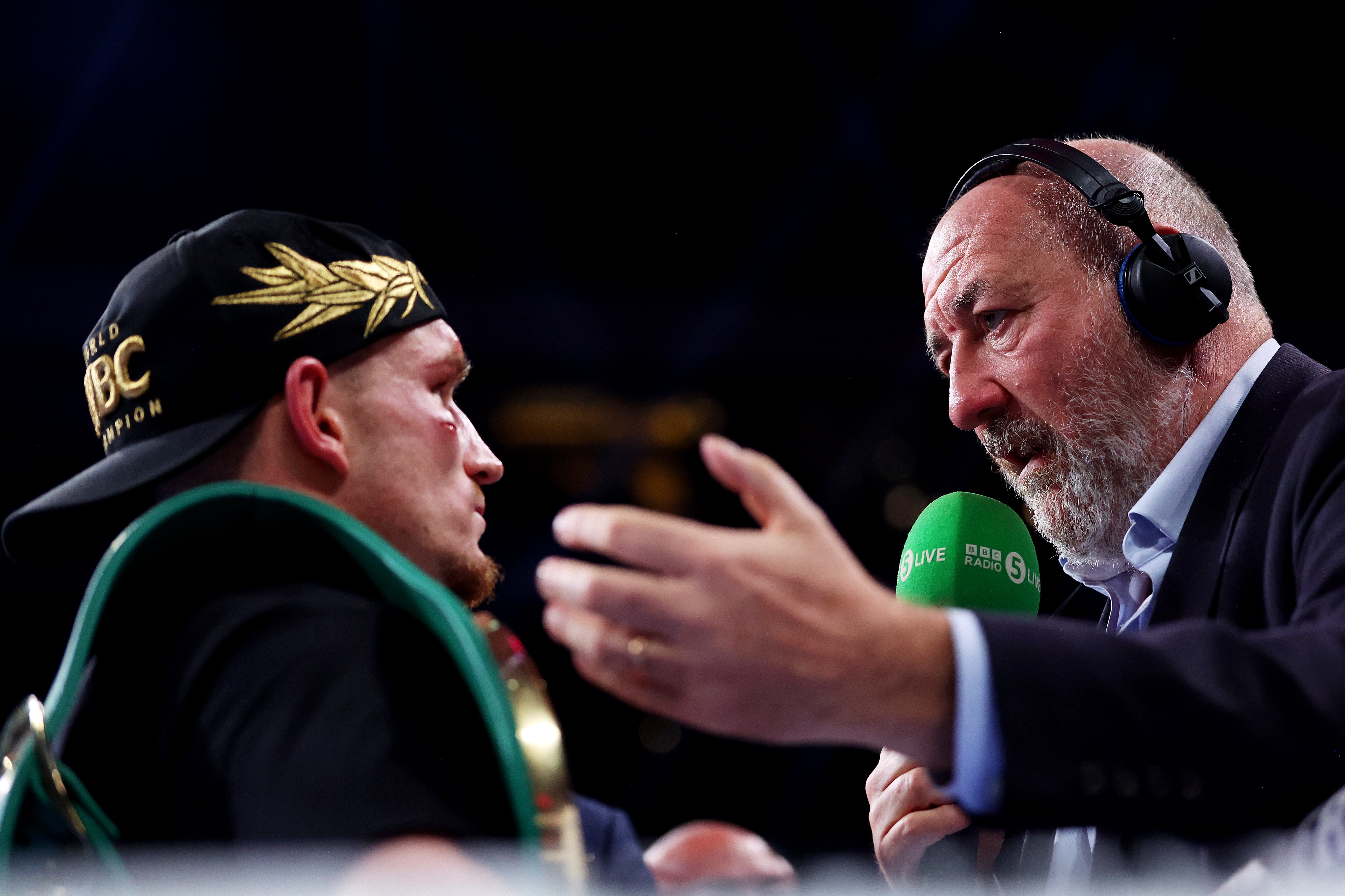 Smith speaks to The Independent columnist Steve Bunce after the fight