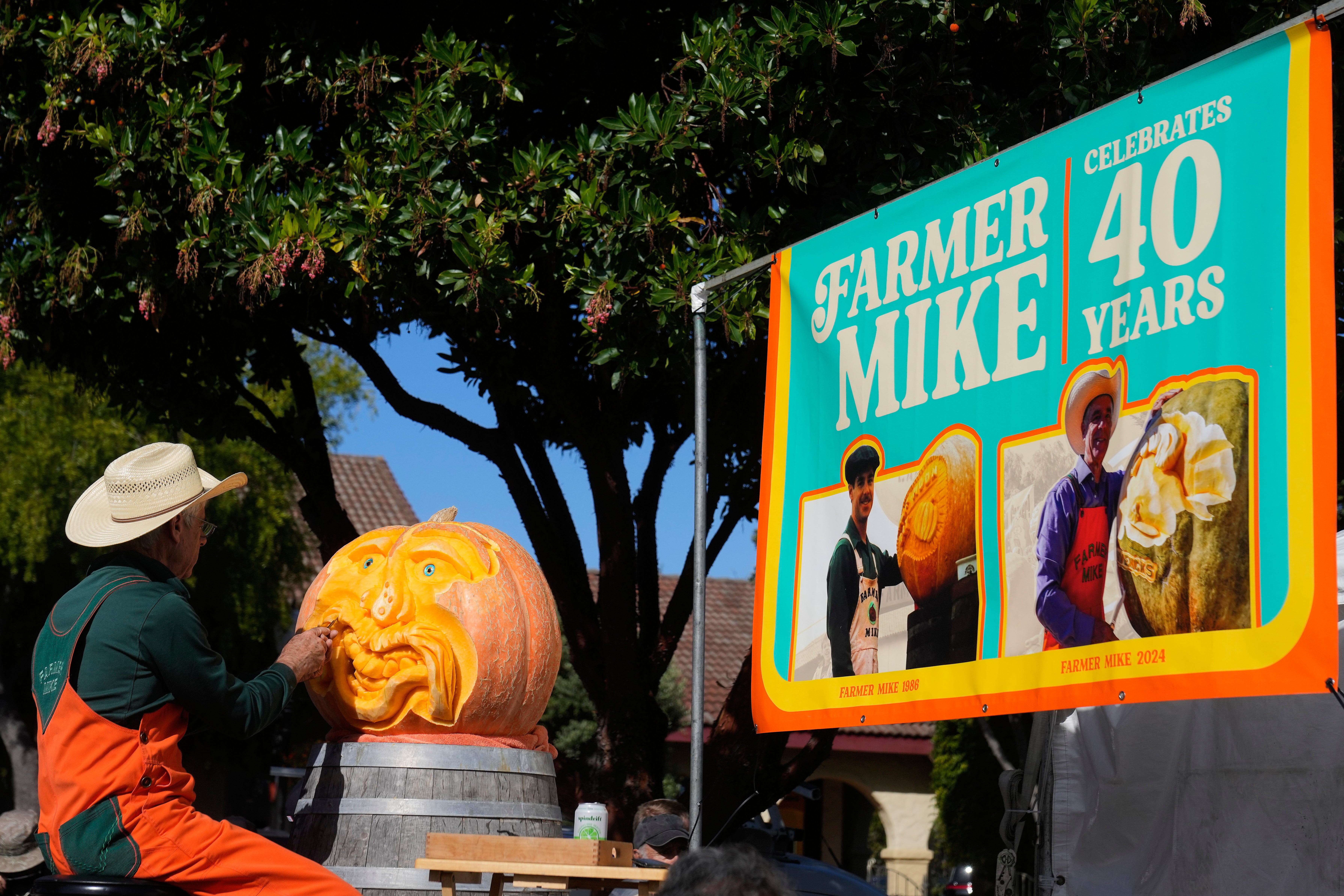 'Farmer Mike' in action