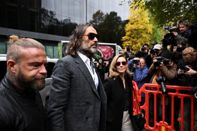 The comedian denies seven charges