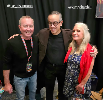 Ike Eisenmann and Kim Richards reunited to meet fans at the Hollywood Show expo over the weekend