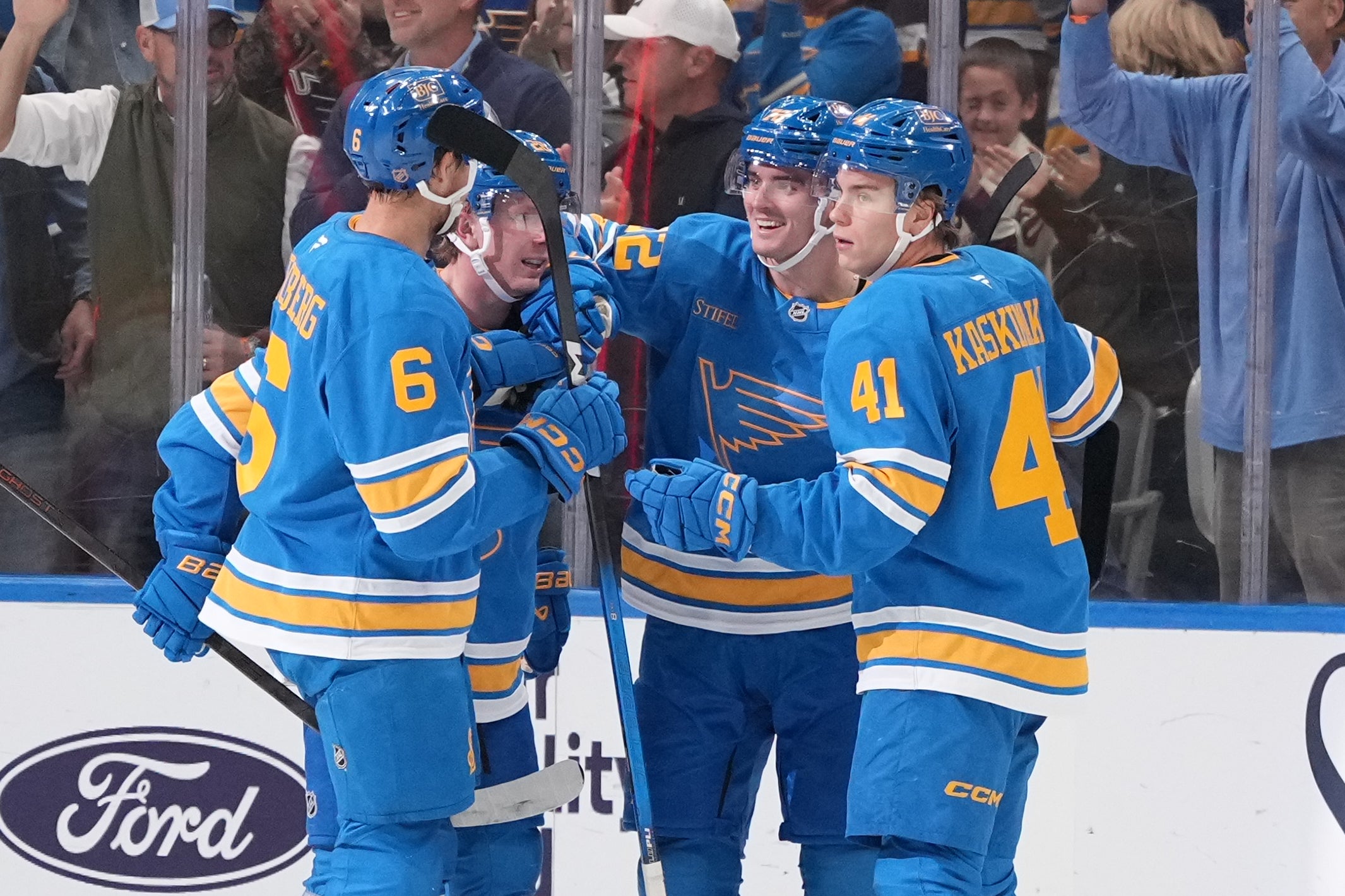 St. Louis Blues condemn what they called an antisemitic protest at an ...
