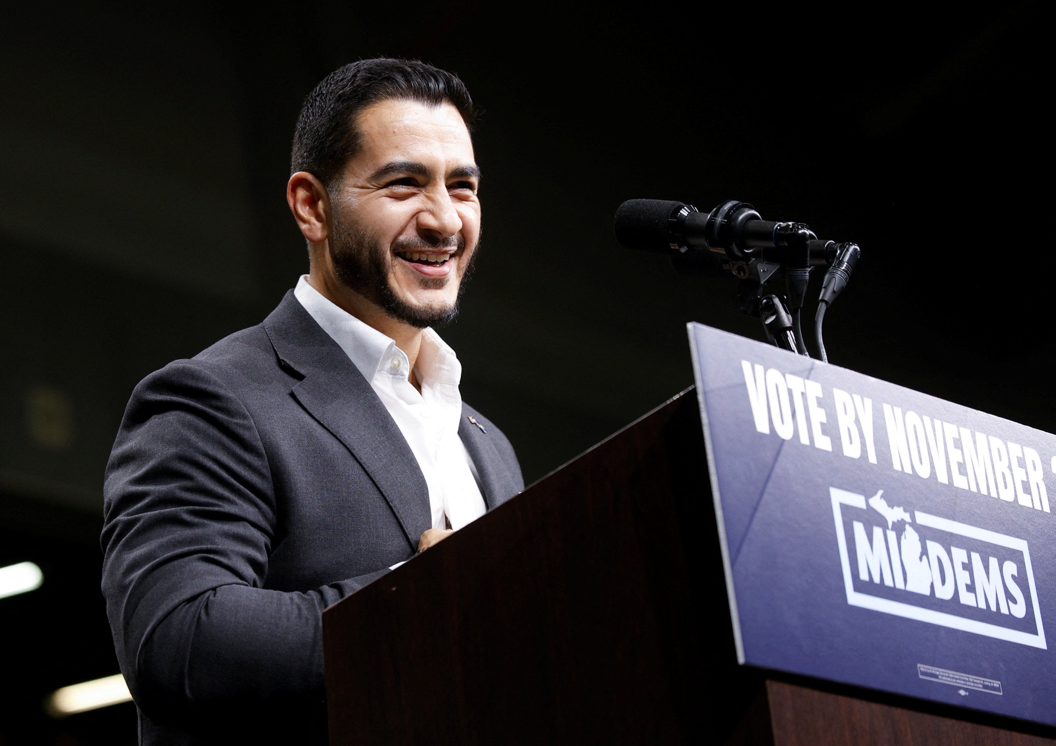 Kennedy’s remarks were made in Michigan, where Democrat Abdul El-Sayed is battling Republican Mike Rogers for an all-important Senate seat at next week’s midterms