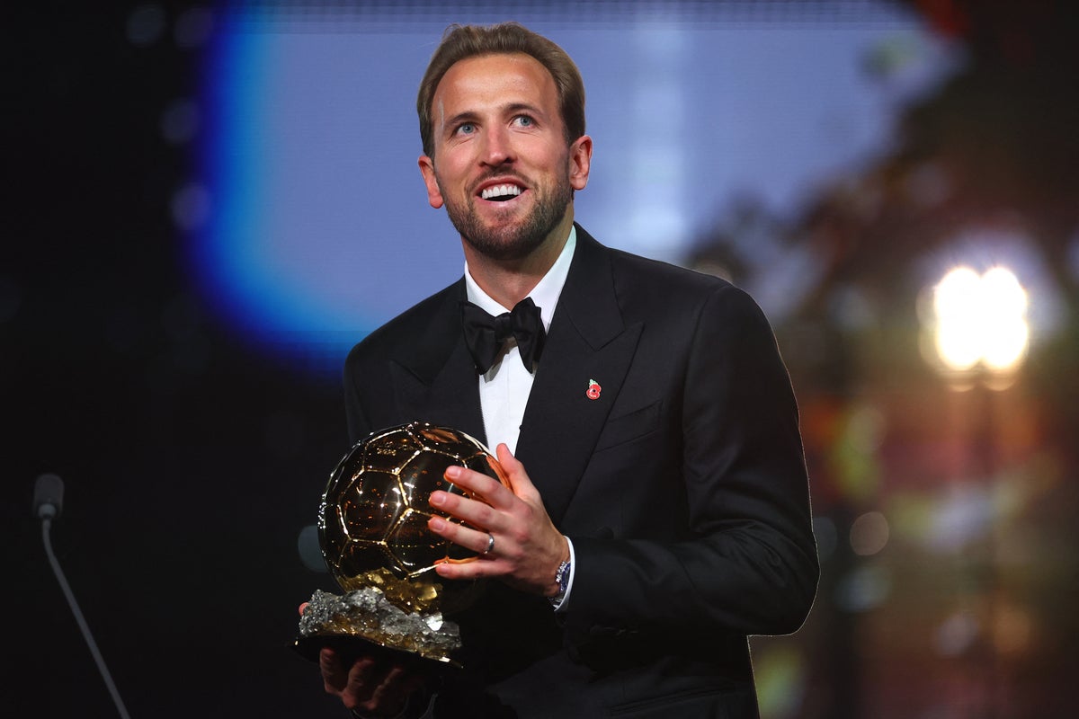 Harry Kane wins 2026 Ballon d’Or as England captain beats Yamal and Mbappe to top prize