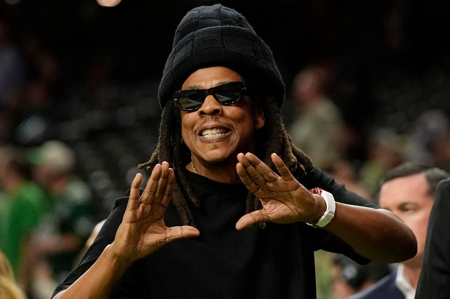 Jay-Z at last year’s Super Bowl