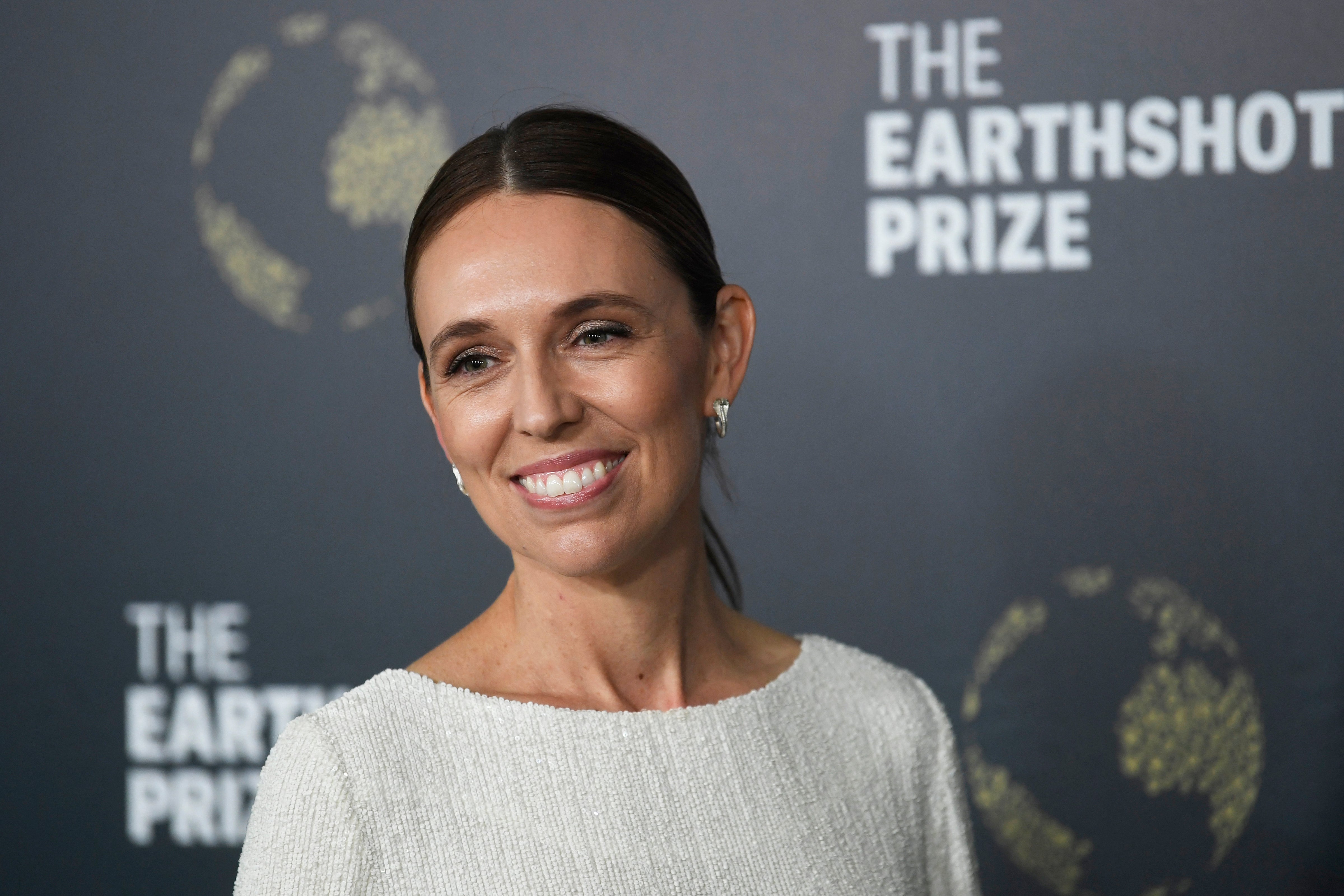 New Zealand's former Prime Minister Jacinda Ardern poses for a picture upon arrival at the Earthshot Prize 2025 awards ceremony at the Museum of Tomorrow in Rio de Janeiro, Brazil, on 5 November 2025
