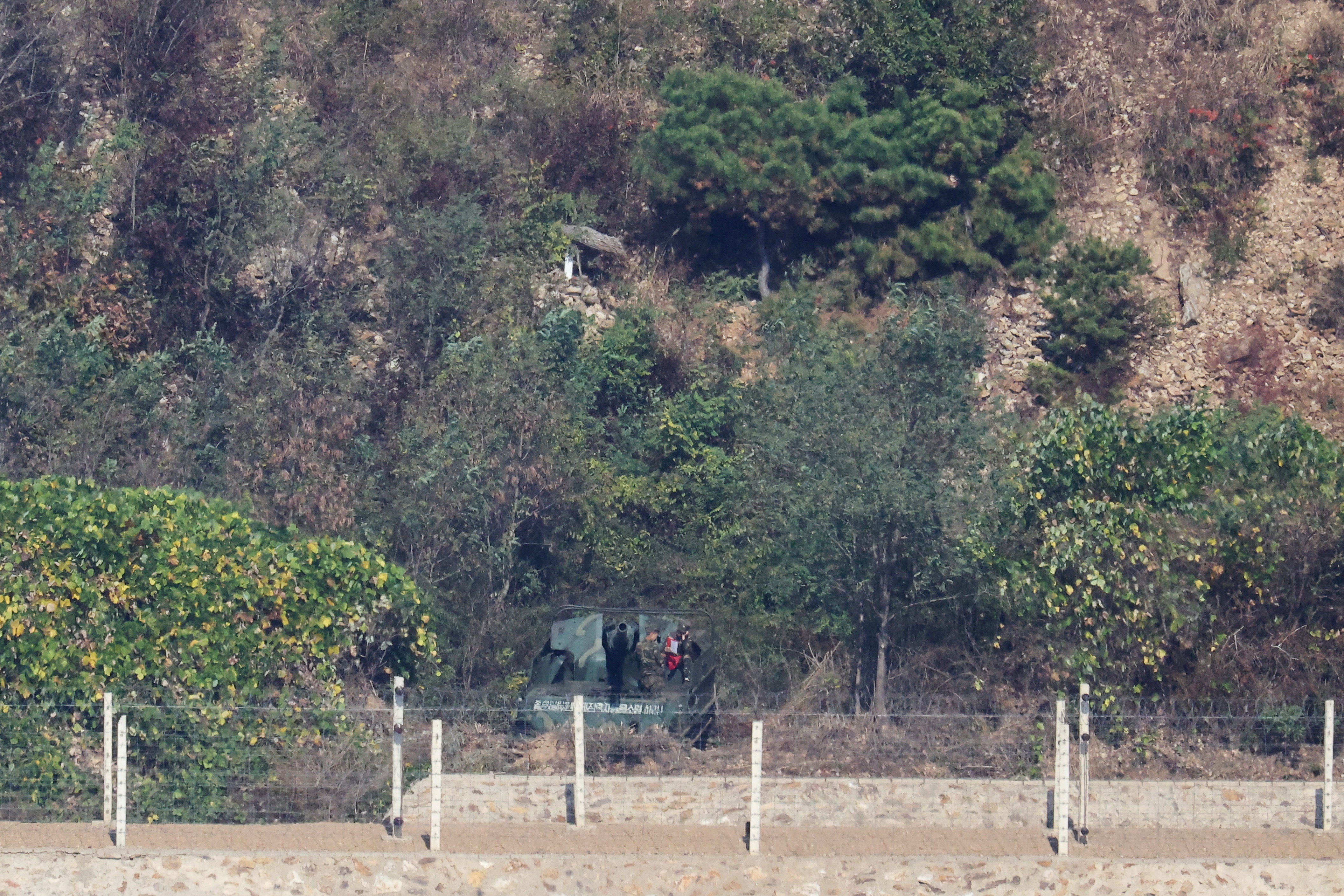 North Korea escalates border tensions as it points gun barrels south