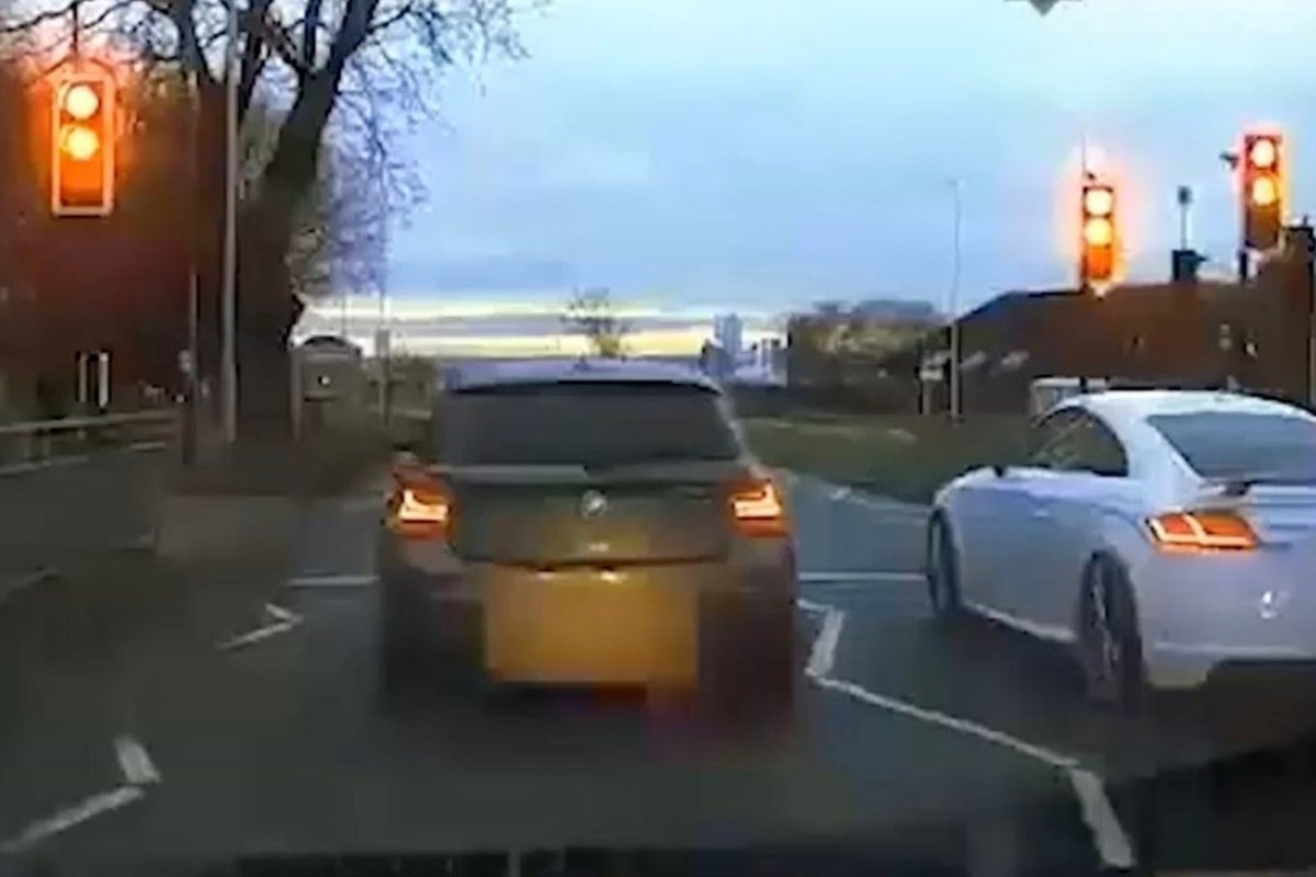 Dashcam footage shows drivers racing before killing mother and four-year-old daughter
