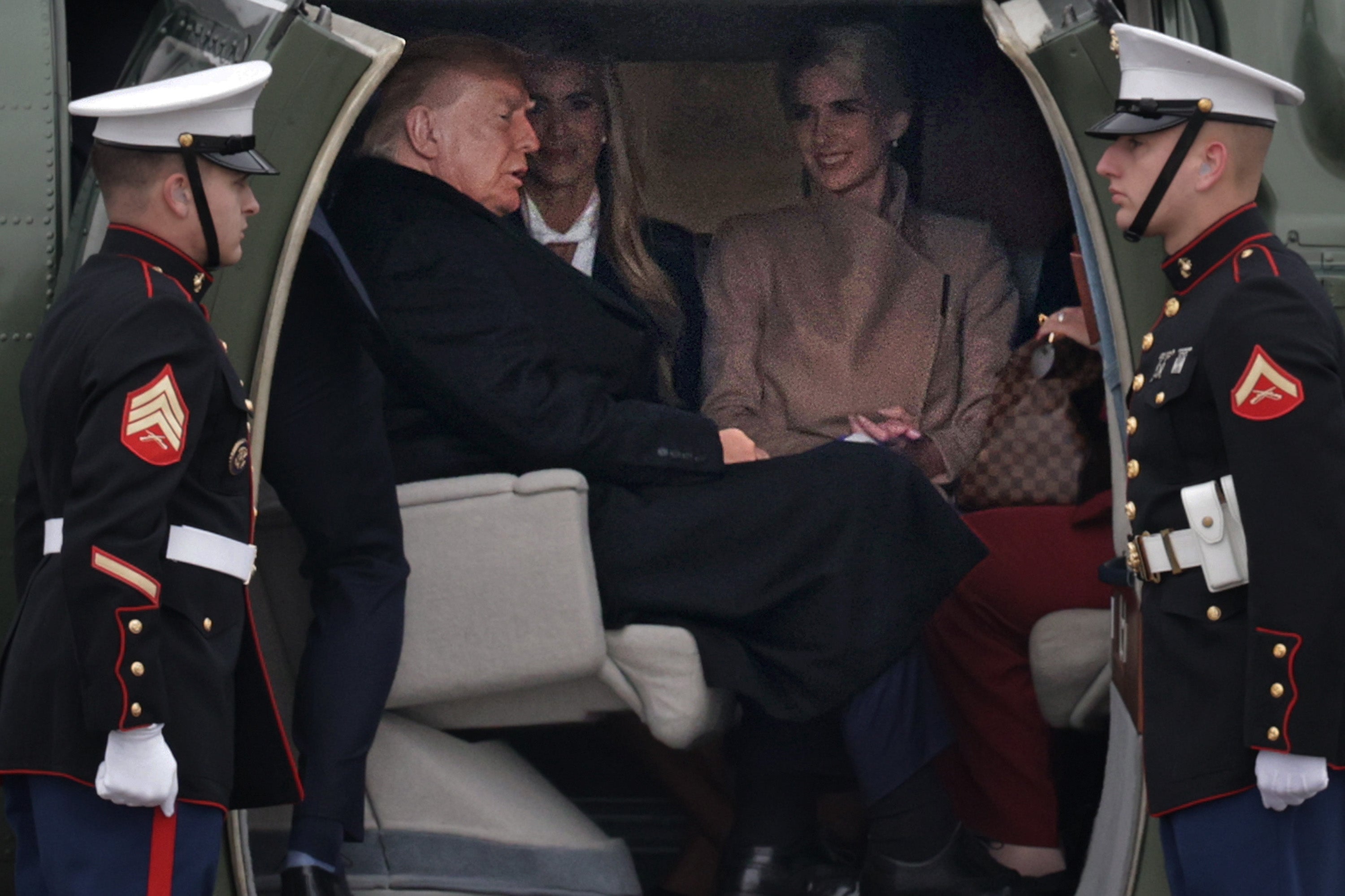 Katie Zacharia revealed that this moment in Marine One with President Donald Trump and his special assistant, Natalie Harp, was ‘one of her favorite moments’ from her time in the White House