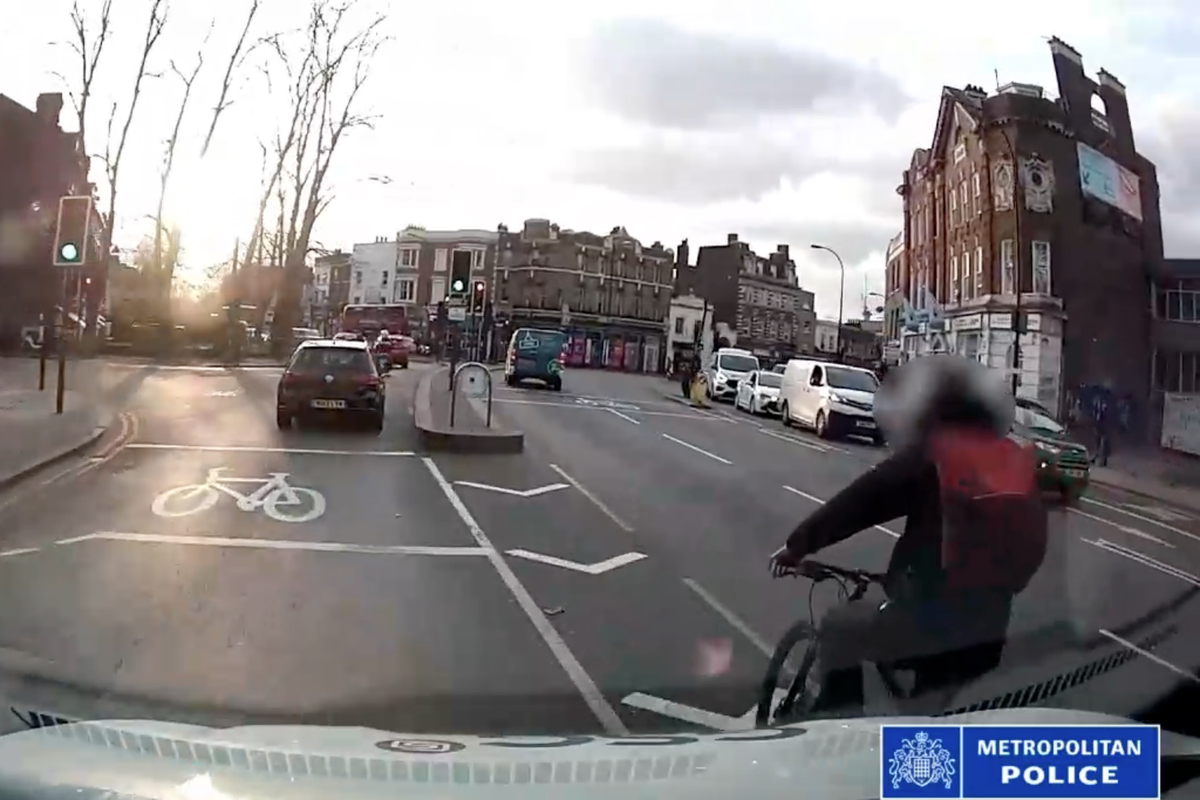 Road rage van driver deliberately mowed down cyclist while delivering blood