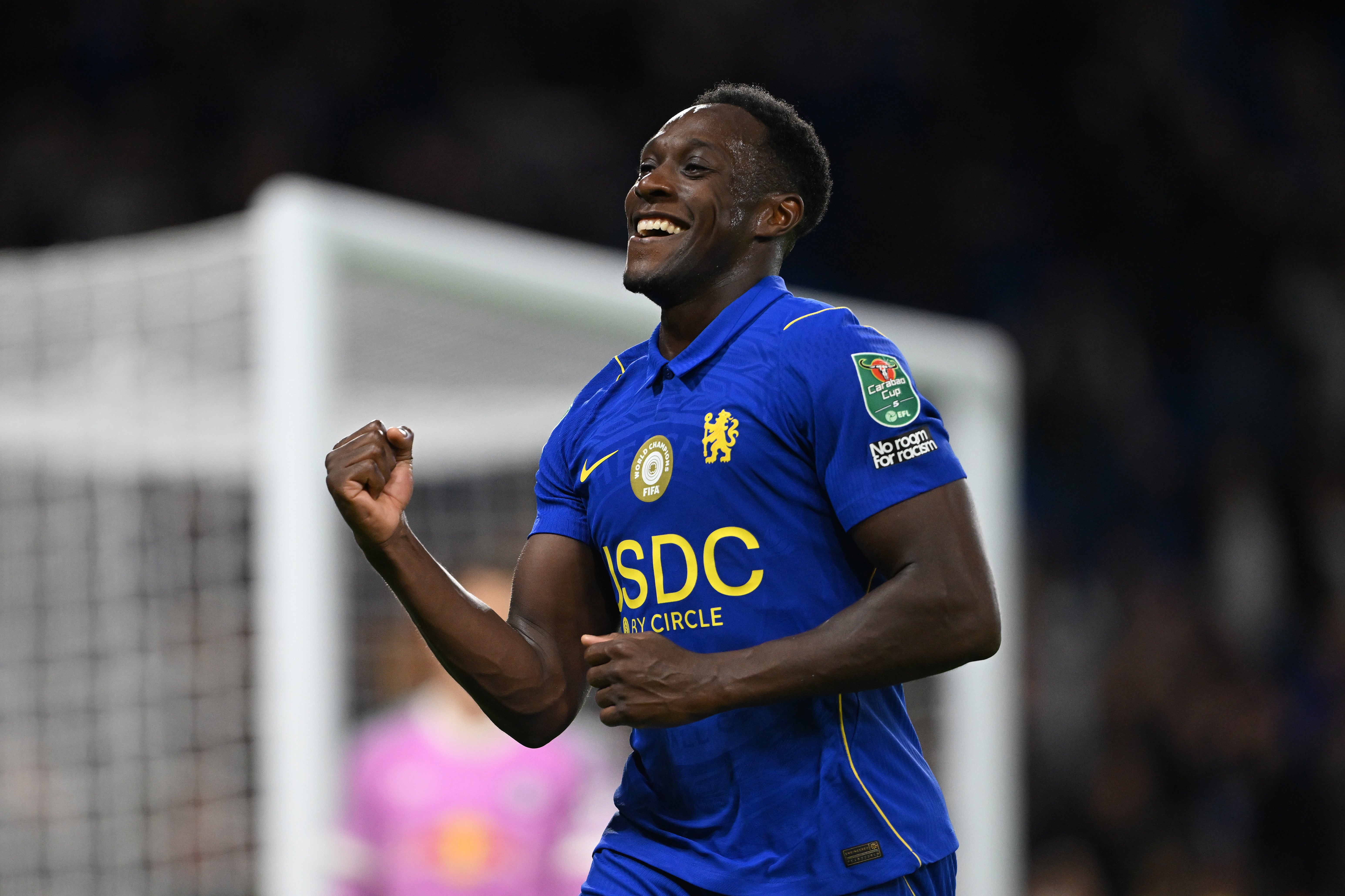 Danny Welbeck has scored three goals in the Carabao Cup this term