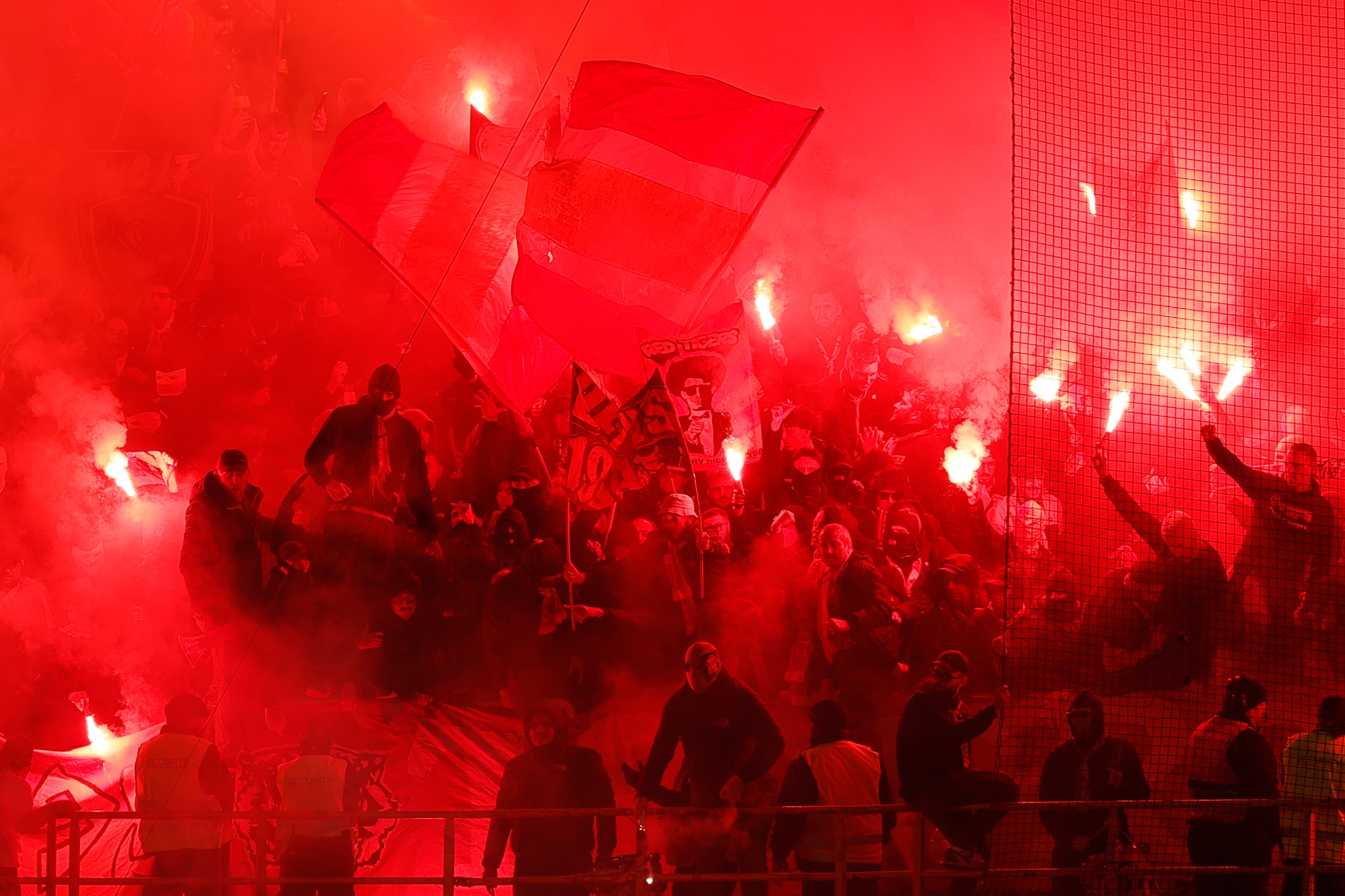 Lens fans have been banned from attending two Champions League away matches