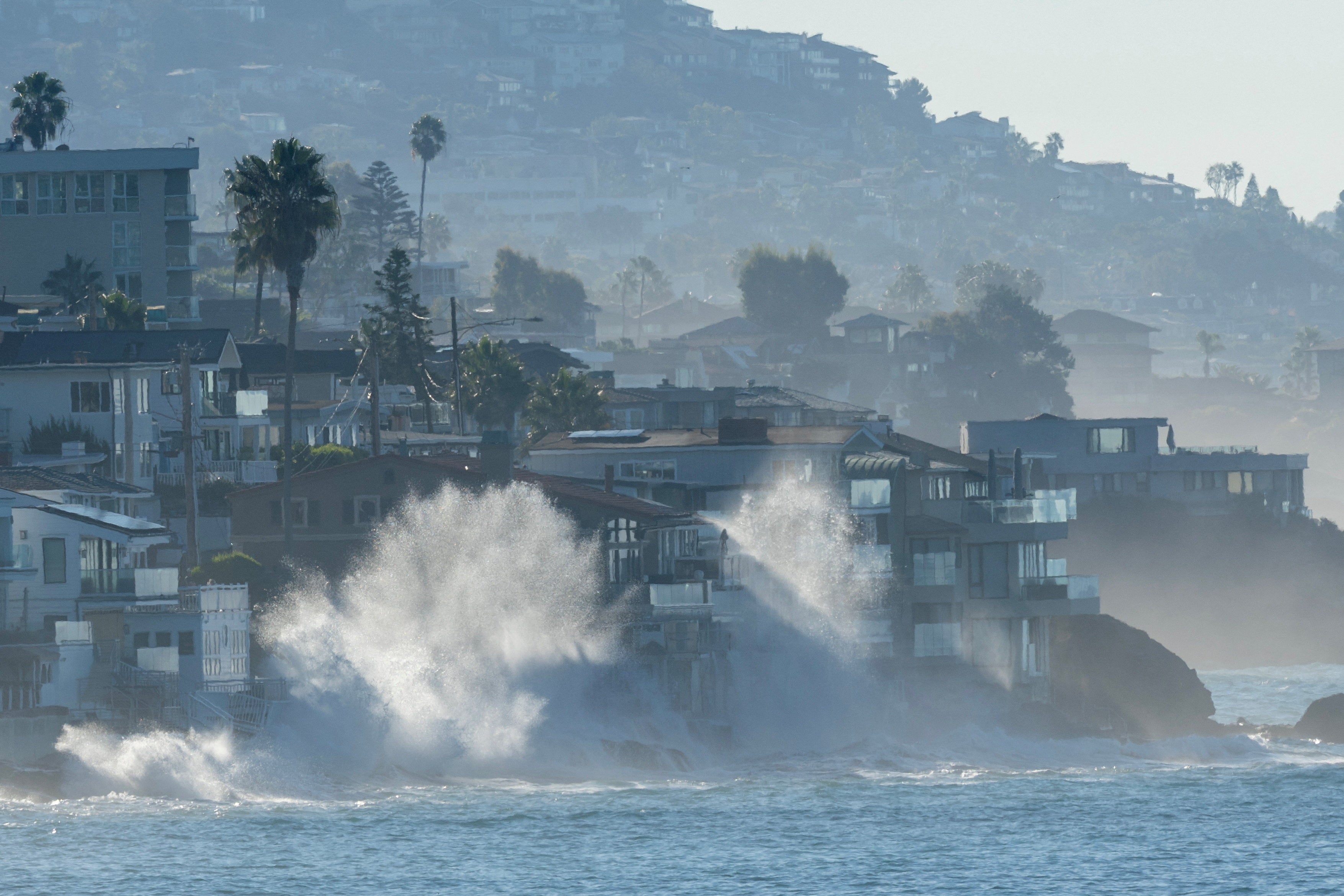Extremely high tides are lashing shores and flooding communities in California and Florida this week. More are on the way, forecasters say