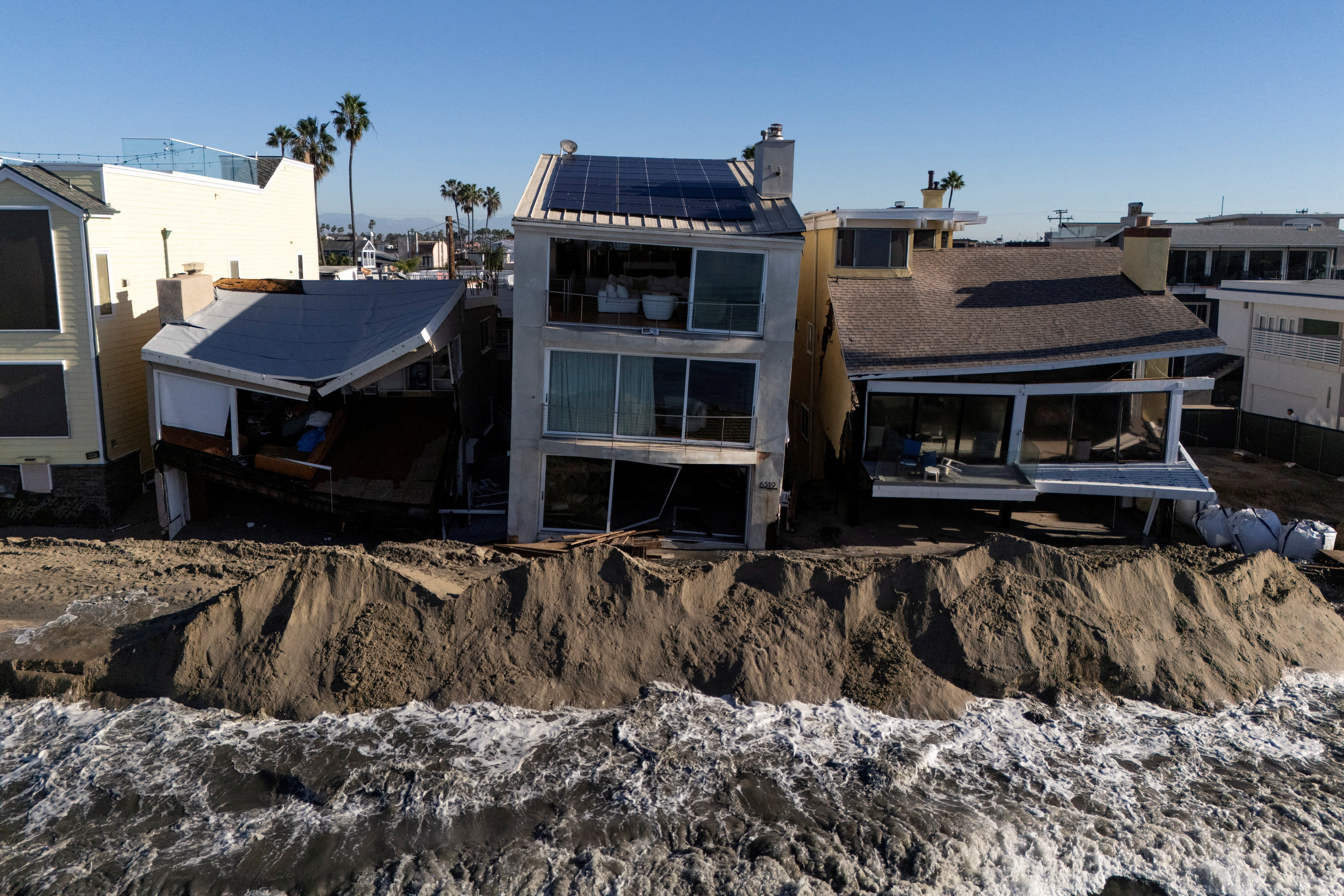 There are multiple factors driving the high tides, including the pull of the moon and warm ocean waters