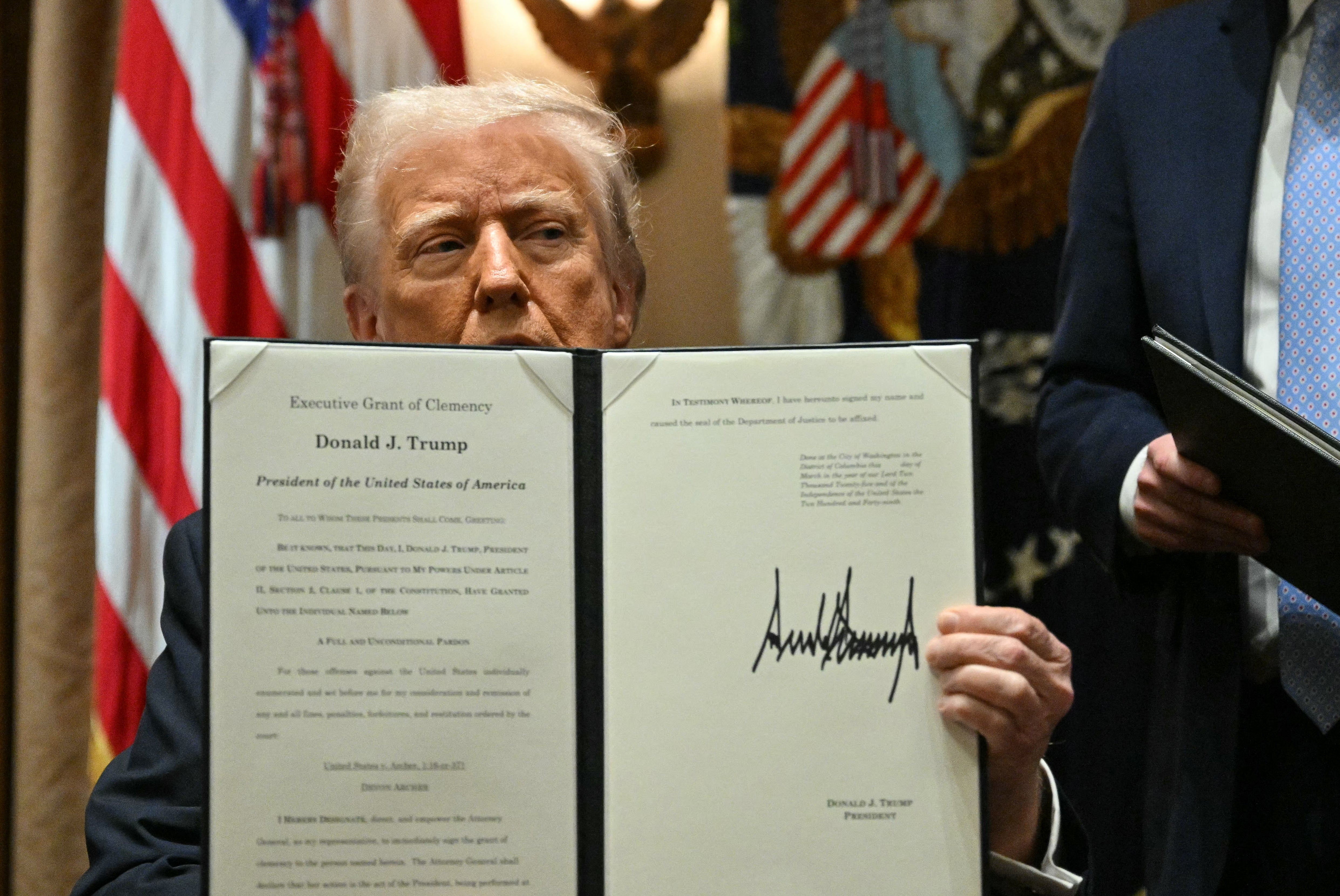 <p>Donald Trump’s pardons have erased more than $119 million owed to victims through restitution</p>
