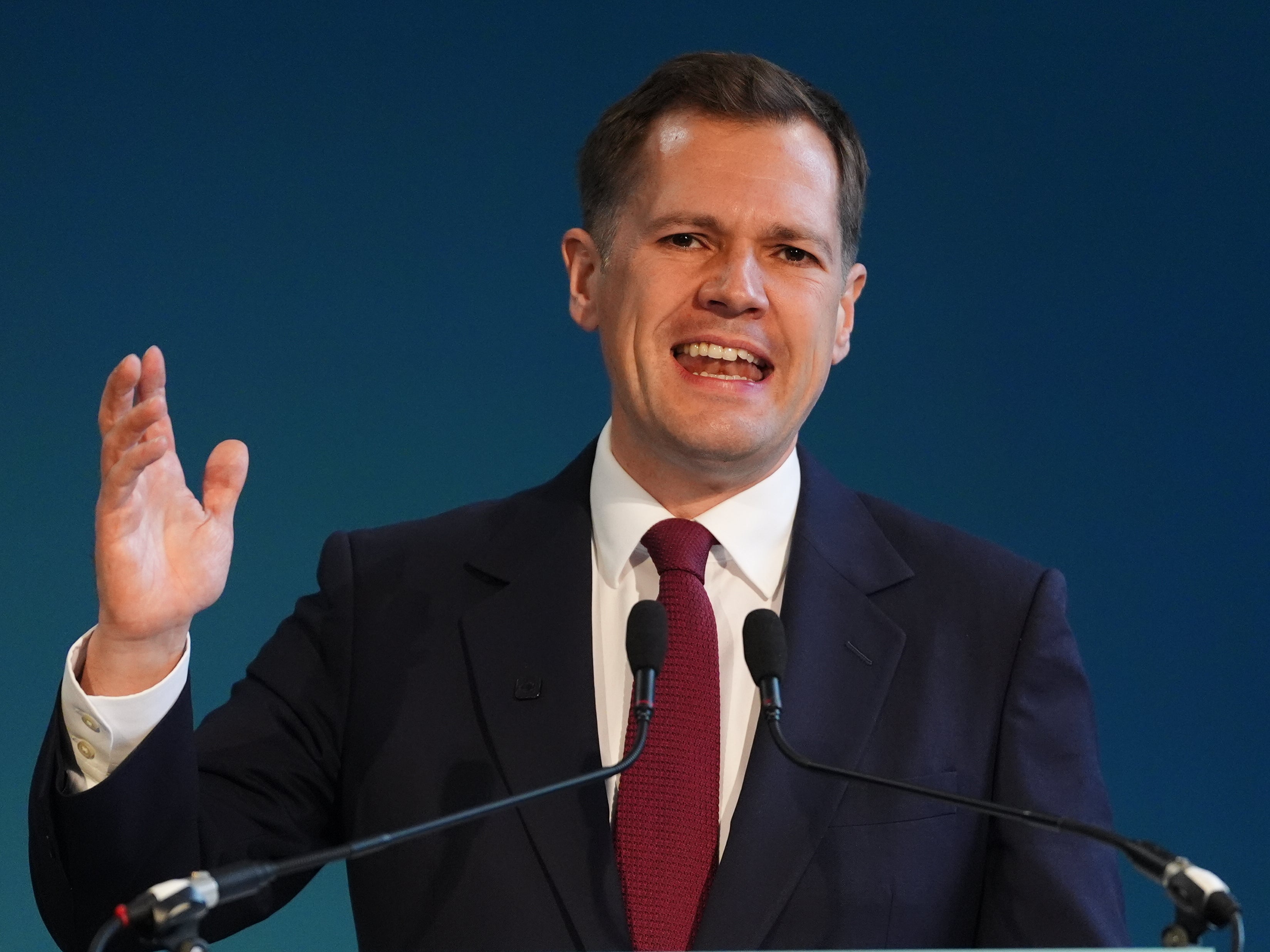 Reform UK Treasury spokesman Robert Jenrick called for a ‘break-glass Budget’ (Jonathan Brady/PA)