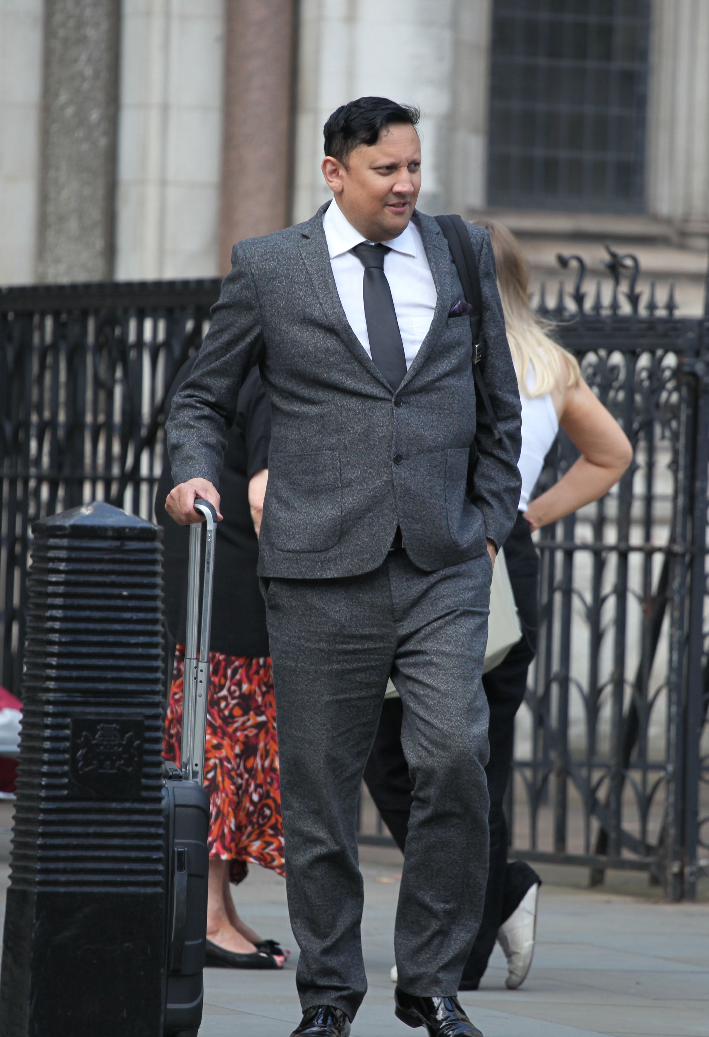 Mohammed Asif Khan outside court