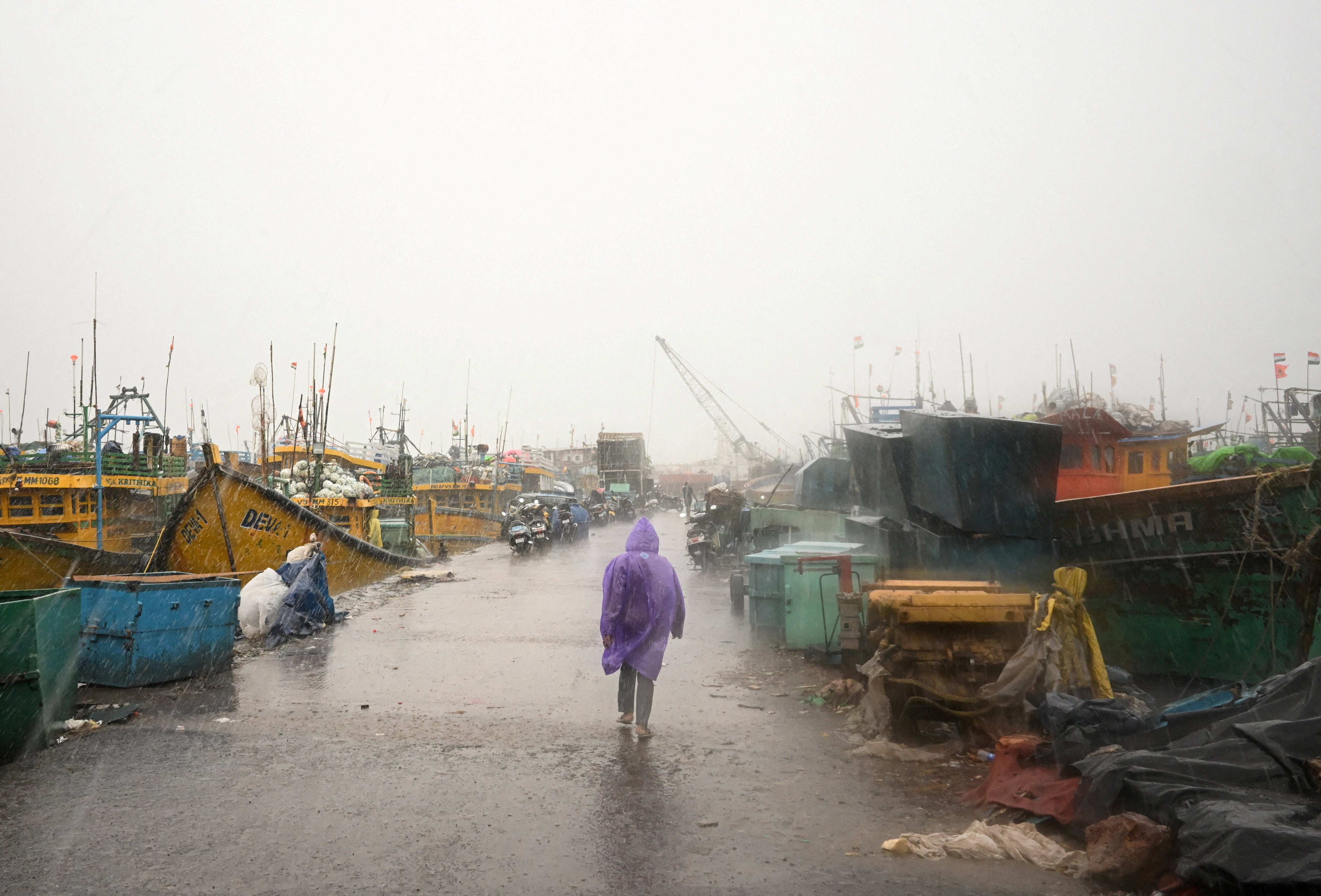 Cyclone Arnab Weakens After Landfall on India’s Andhra Pradesh Coast