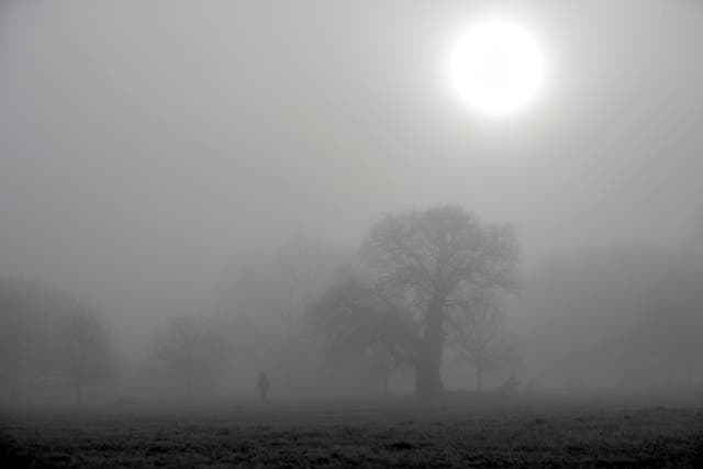 ‘Dense’ fog is expected to settle over parts of the country this week ( PA )