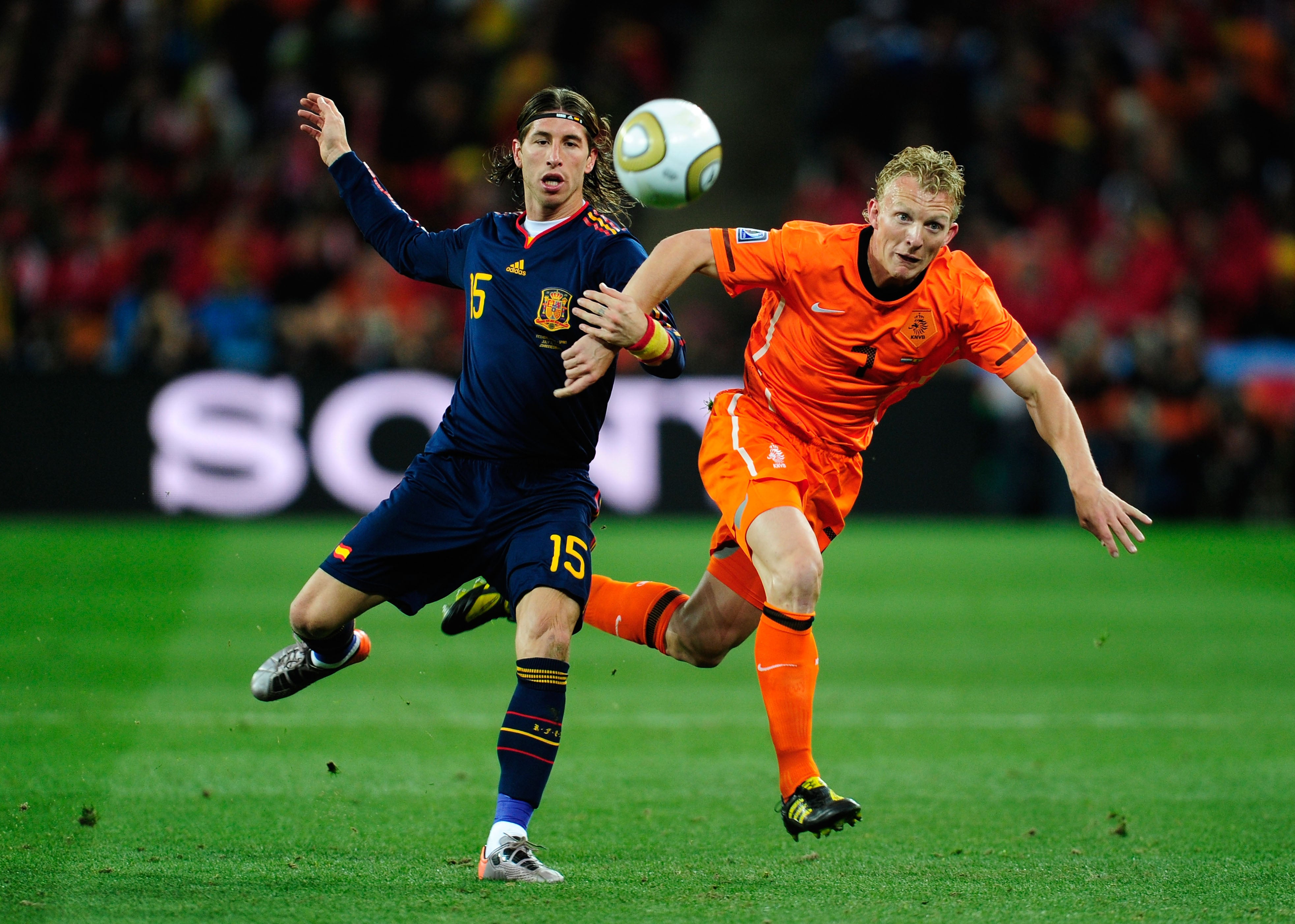 Kuyt started in the 2010 World Cup final for the Netherlands against Spain