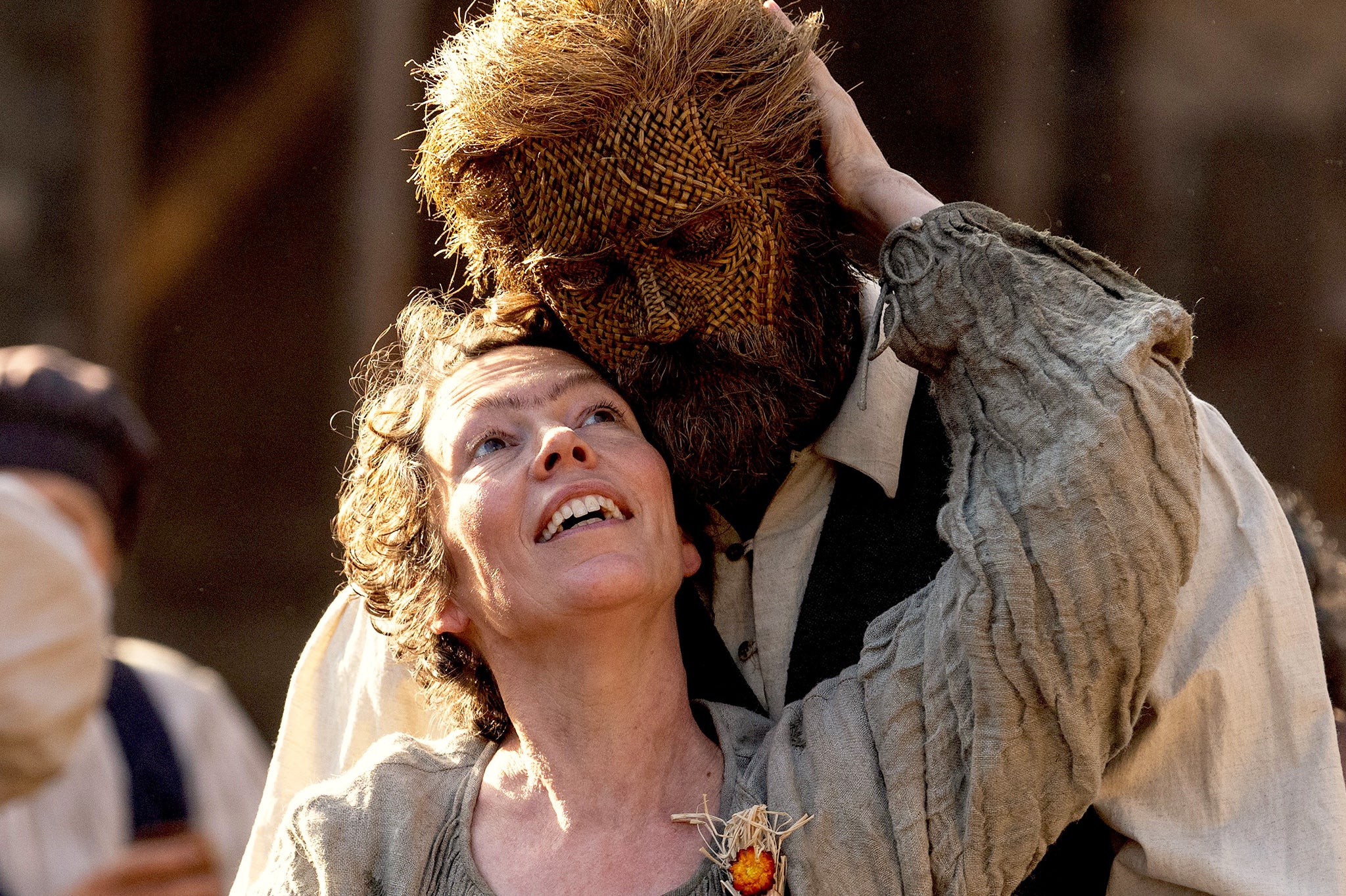 Olivia Colman and Alexander Skarsgård in ‘Wicker’