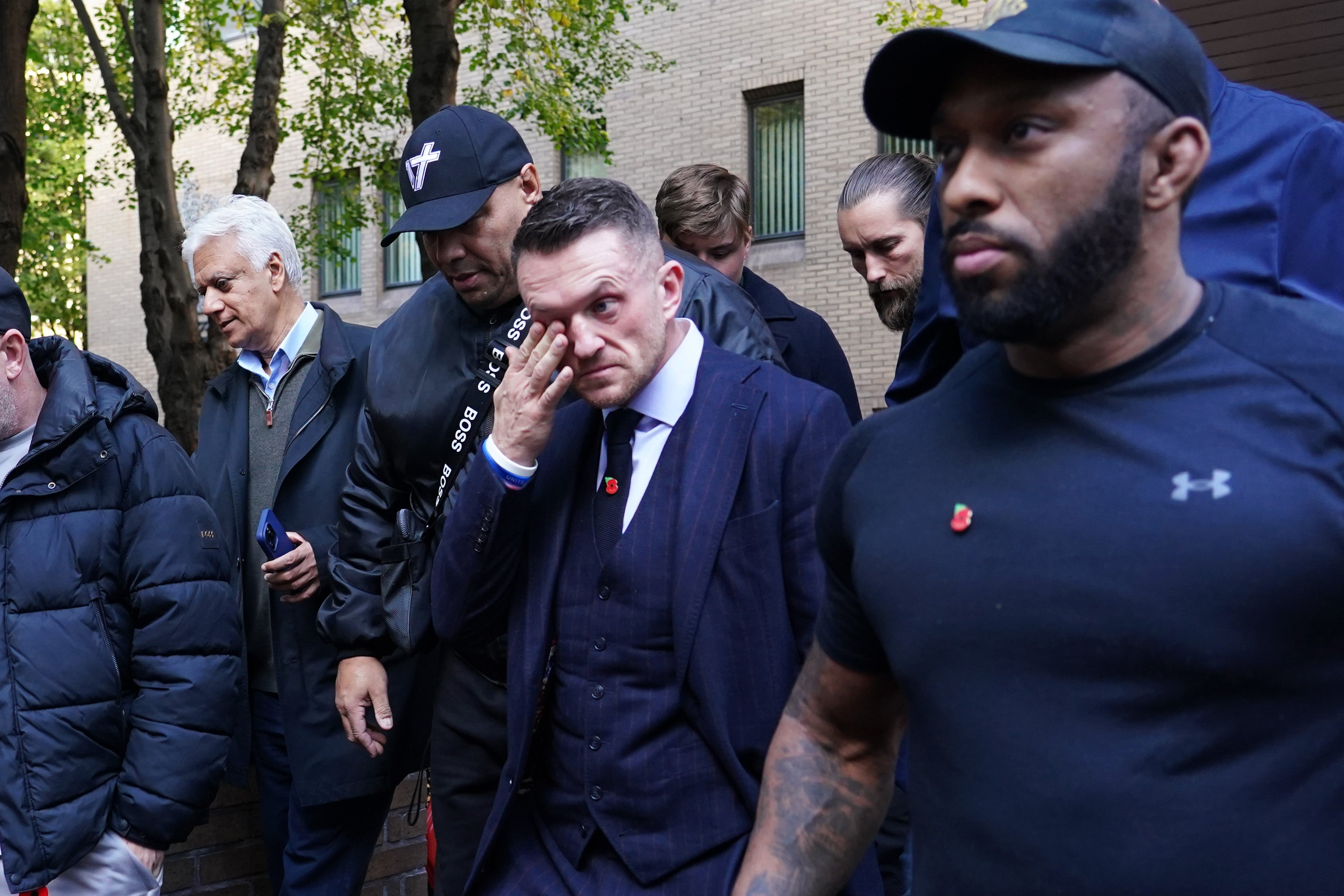 Robinson left a number of social media posts live while his trial was ongoing