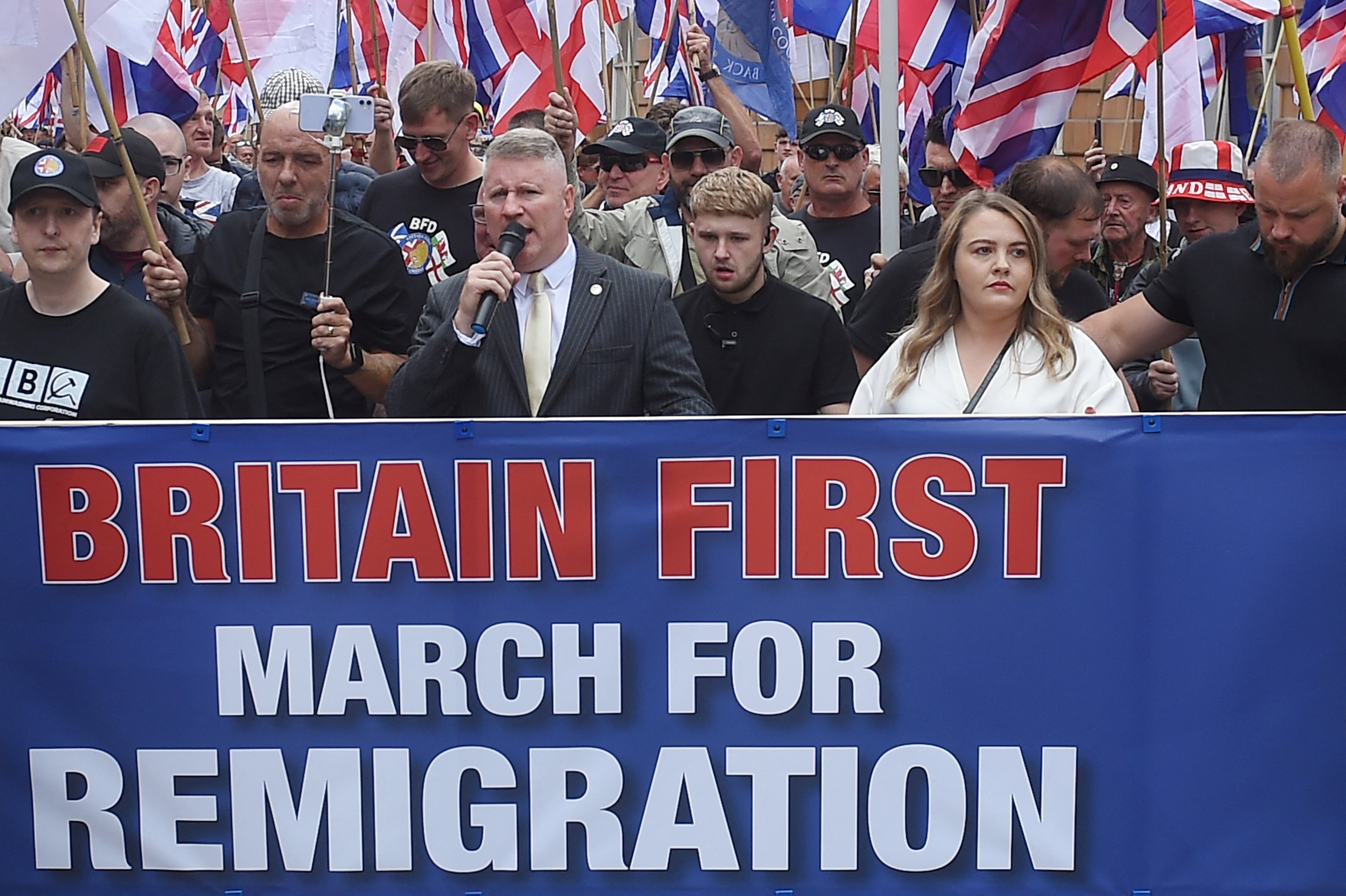 Ashlea Simon was formerly the co-leader of Britain First