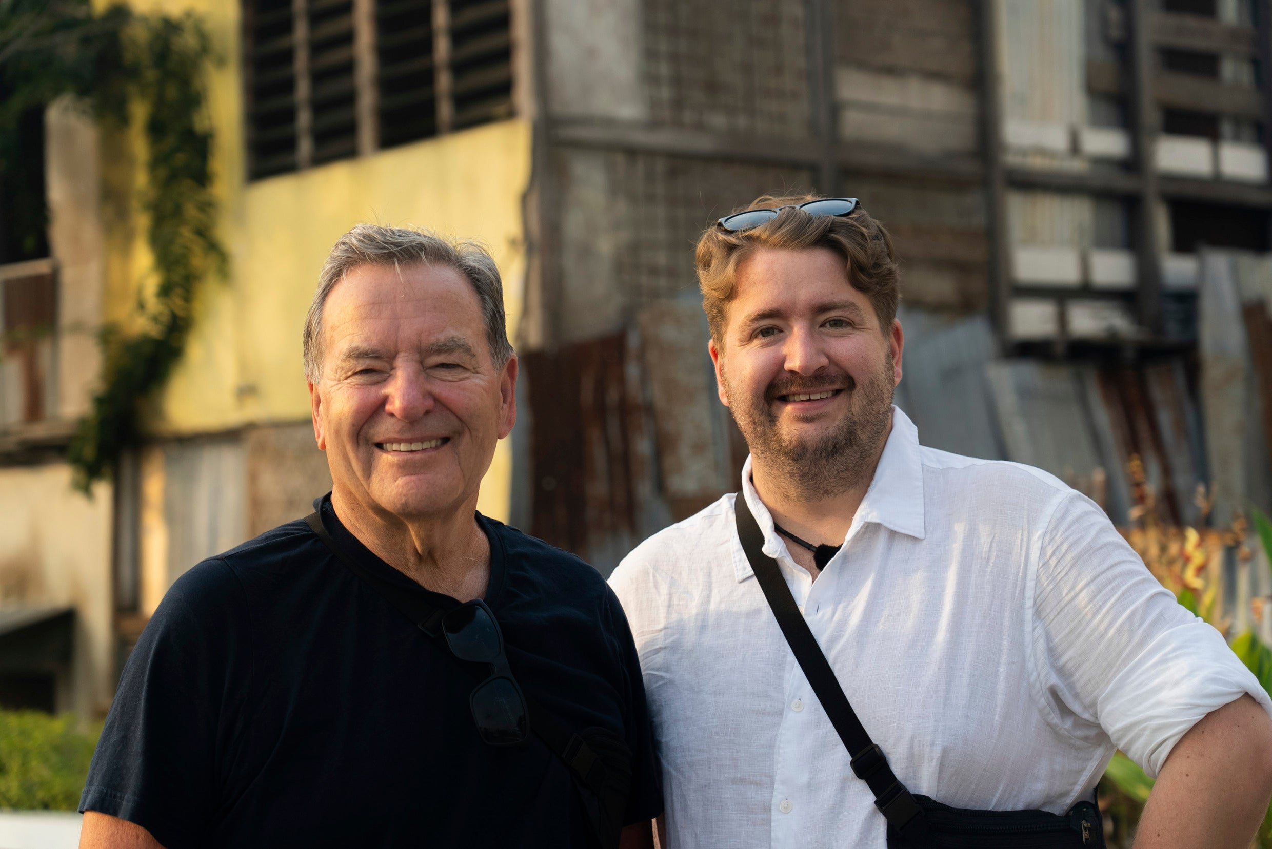 Jeff Stelling and his son Matt appear on 'Celebrity Race Across the World'