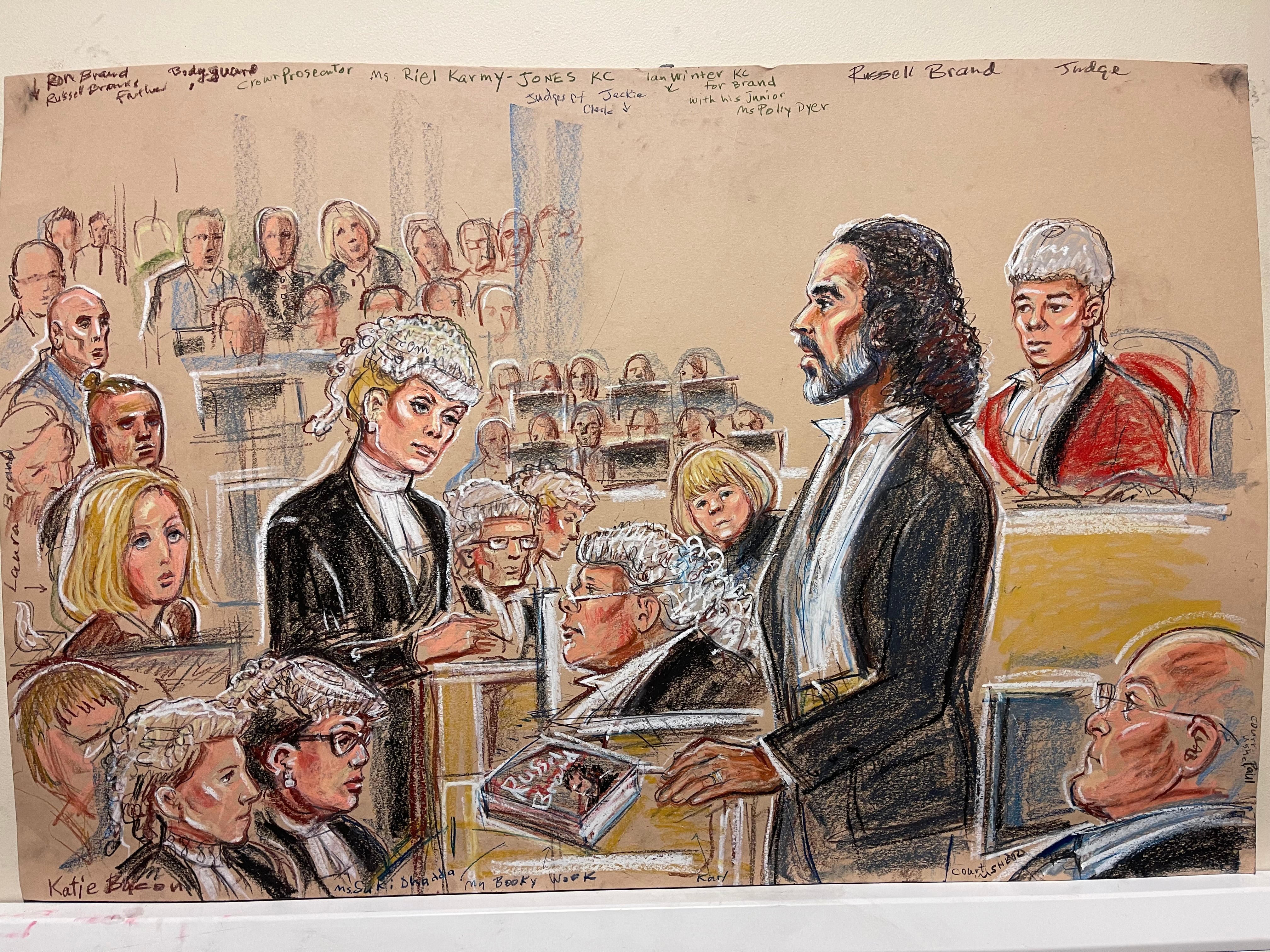 Giving evidence, Brand said he rose to ‘staggering fame’ but ‘misused’ it for sex - The Independent
