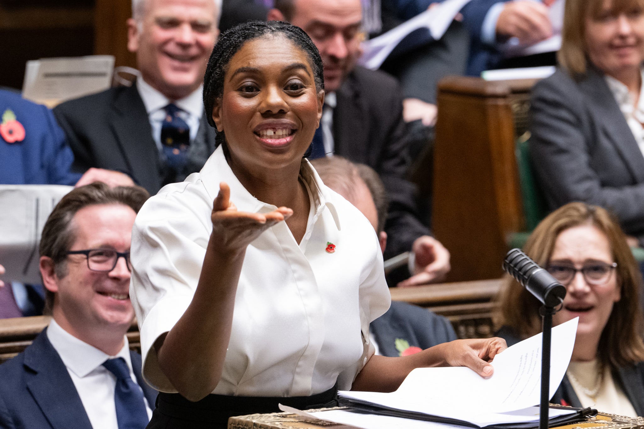 Tory leader Kemi Badenoch had previously argued that the Budget was “all about an election”