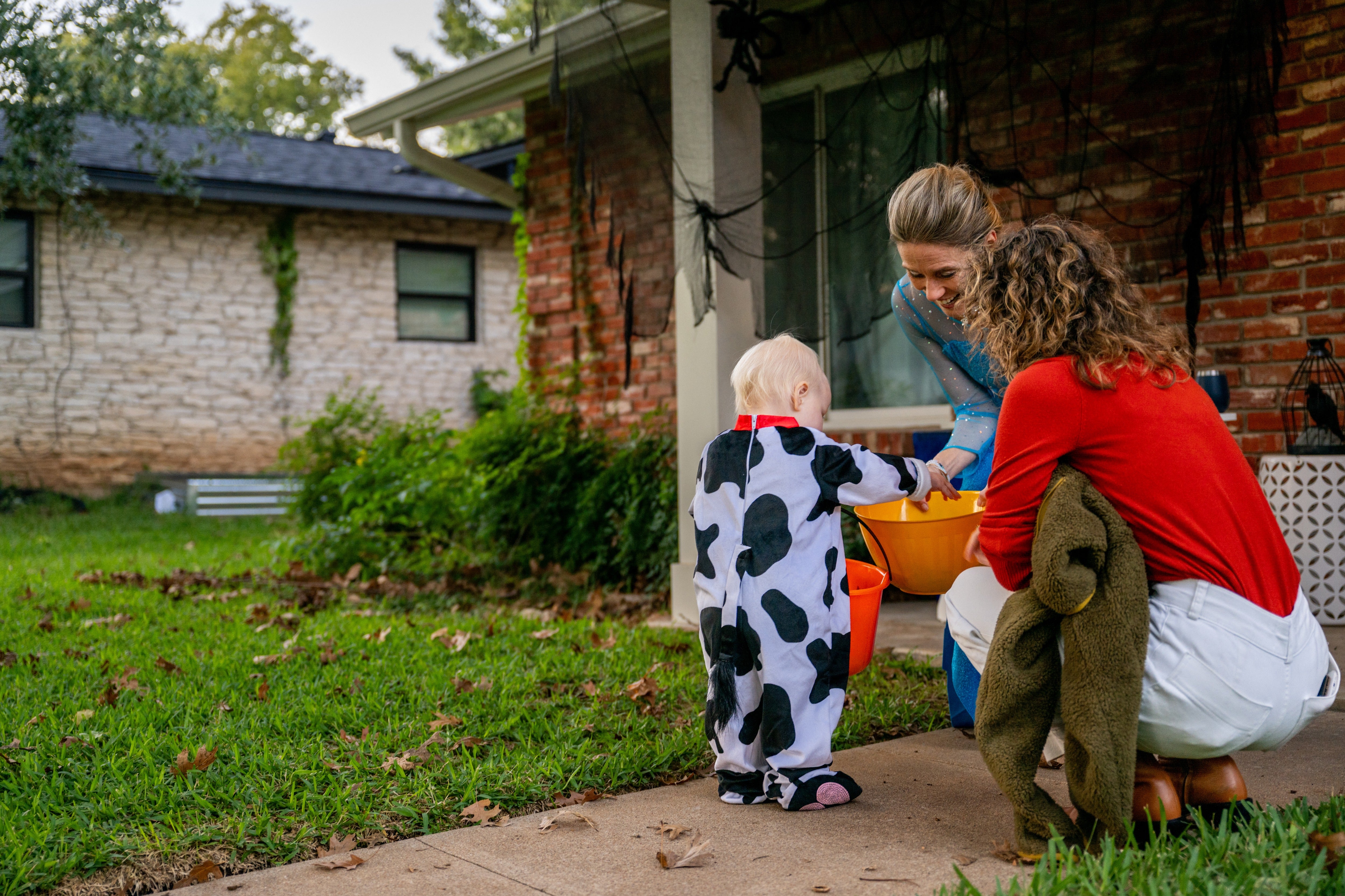 Children under a certain age should have a chaperone when trick-or-treating, but what that age is, remains up to their parents