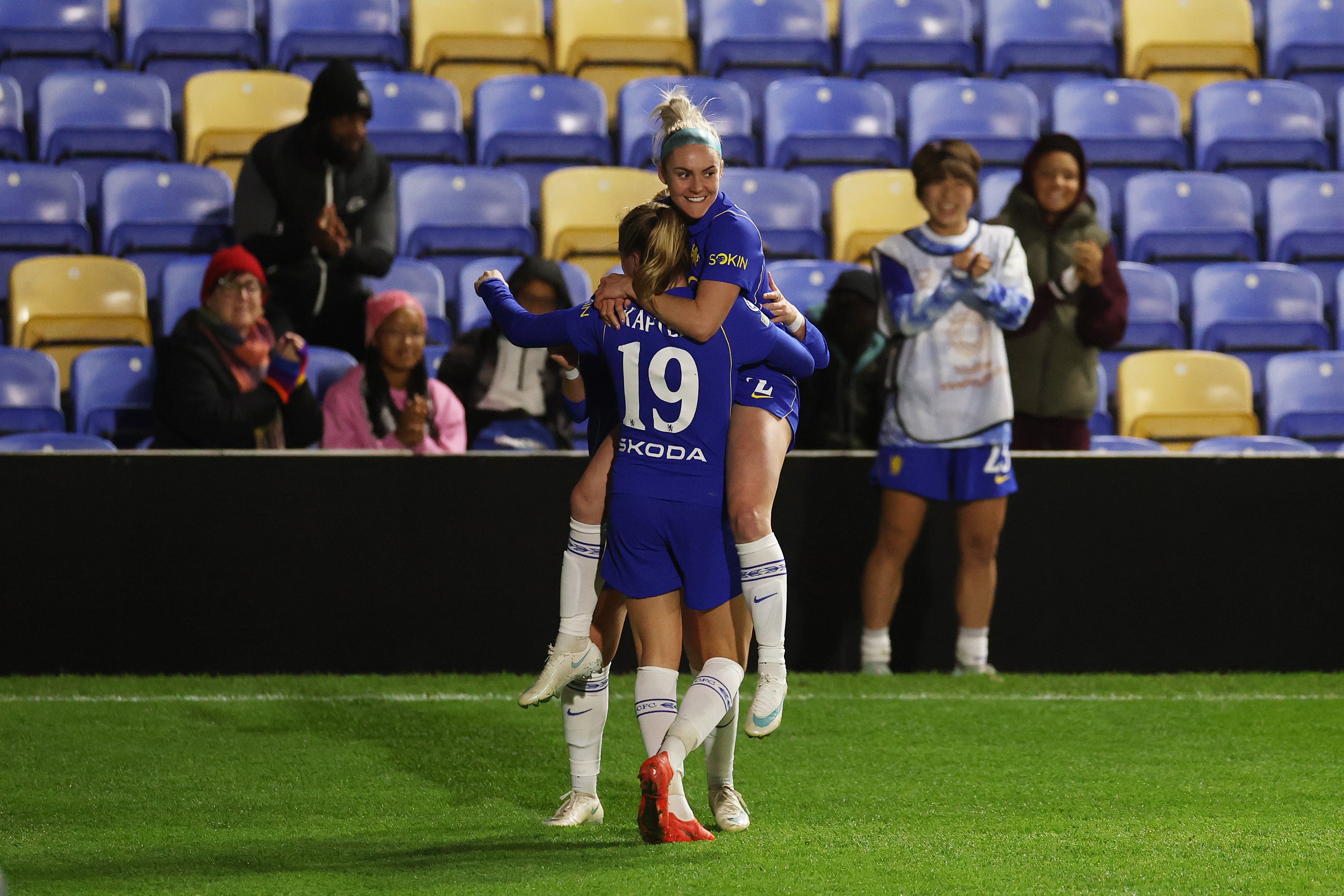 Ellie Carpenter helped Chelsea to victory