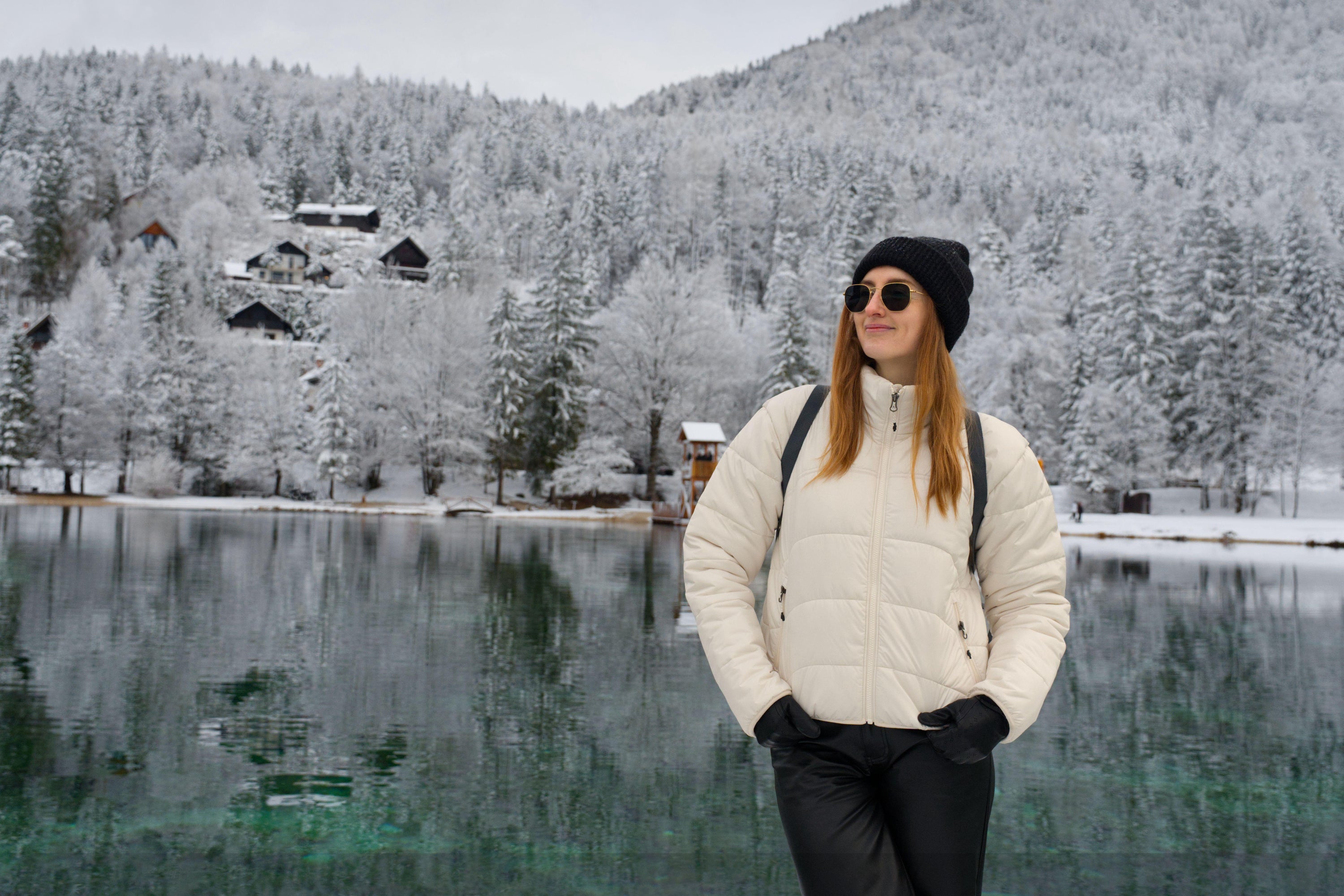 ‘The key thing for dressing in winter when it’s cold is layering,’ explains Taggart