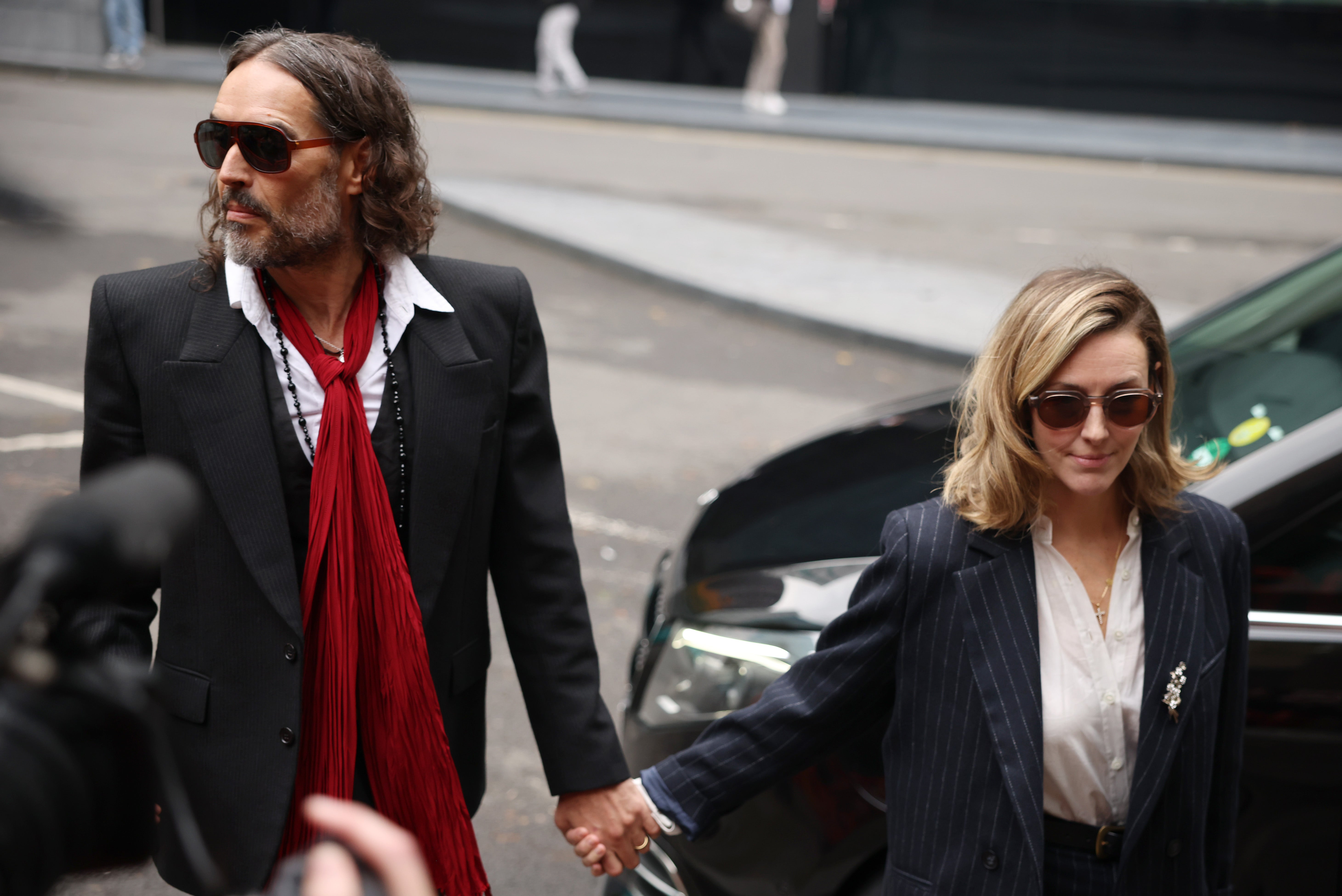 Russell Brand trial live: Comedian’s wife giving evidence in rape and sex assault case
