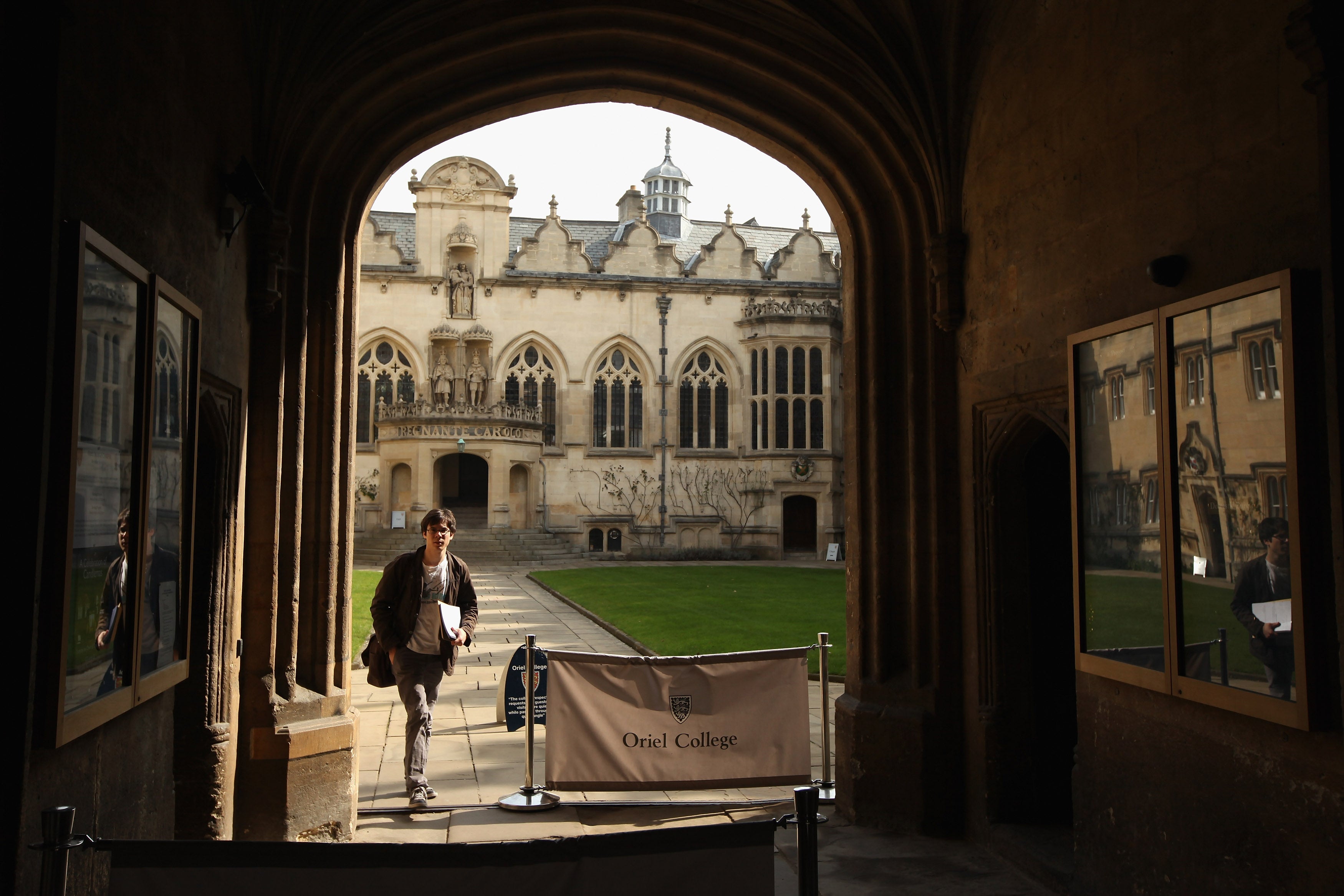 The event is being held at Oriel College's Harris lecture hall